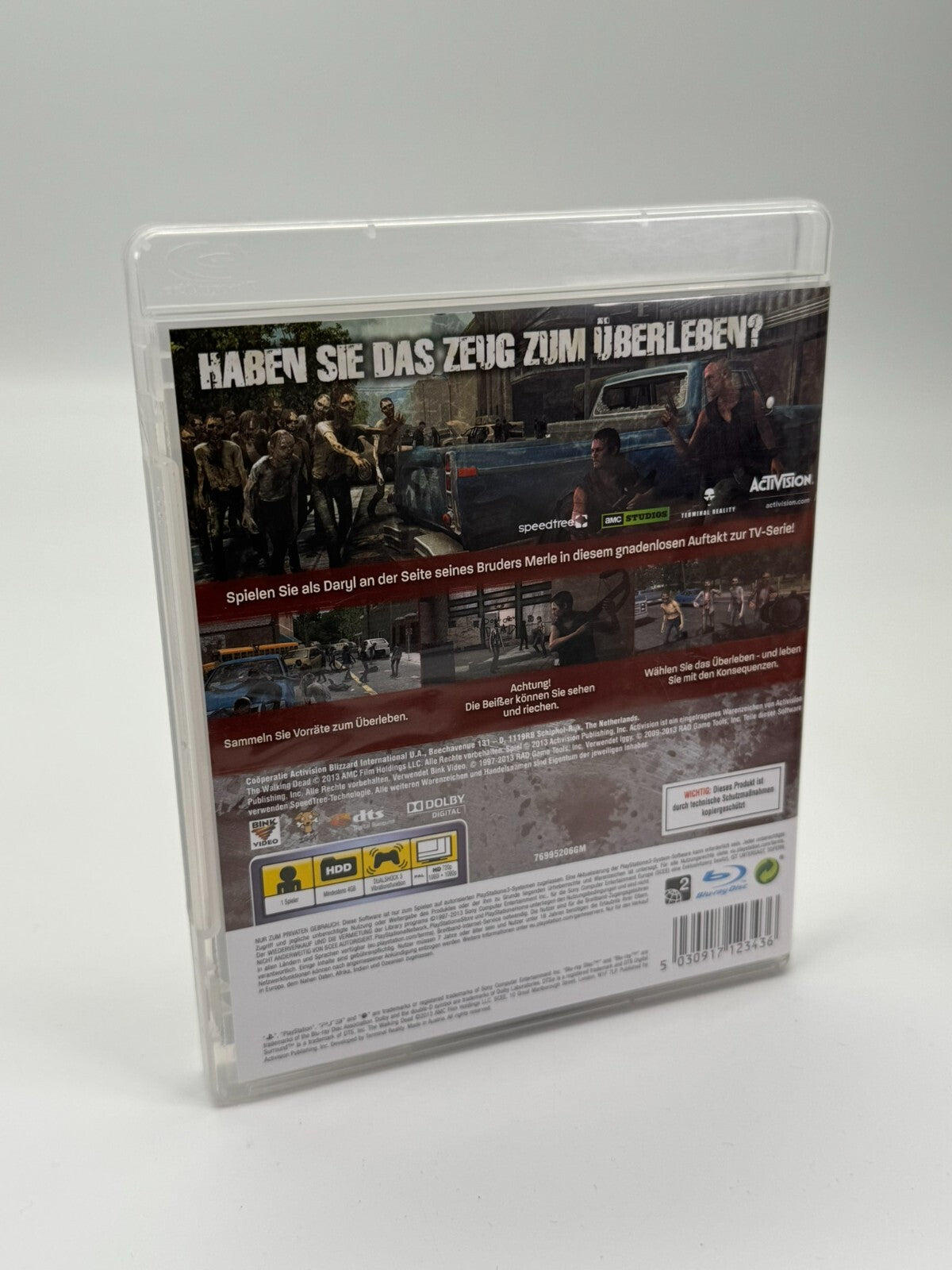 Walking Dead Survival Instinct Sony Playstation 3 PS3 Neuwertiger Zustand CIB
