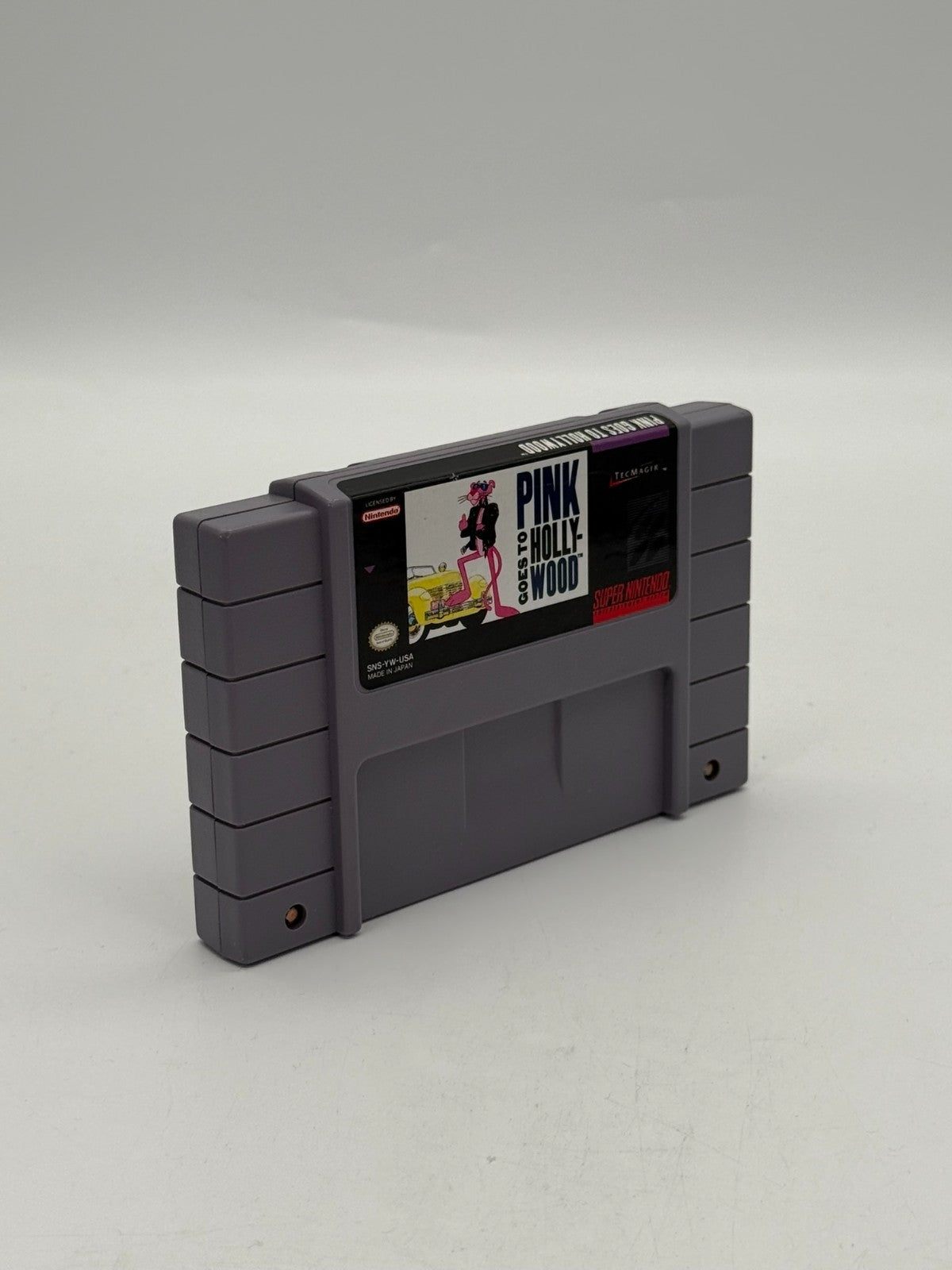 Pink Goes To Hollywood Super Nintendo SNES NTSC-U/C bon état Cartouche + Boîte