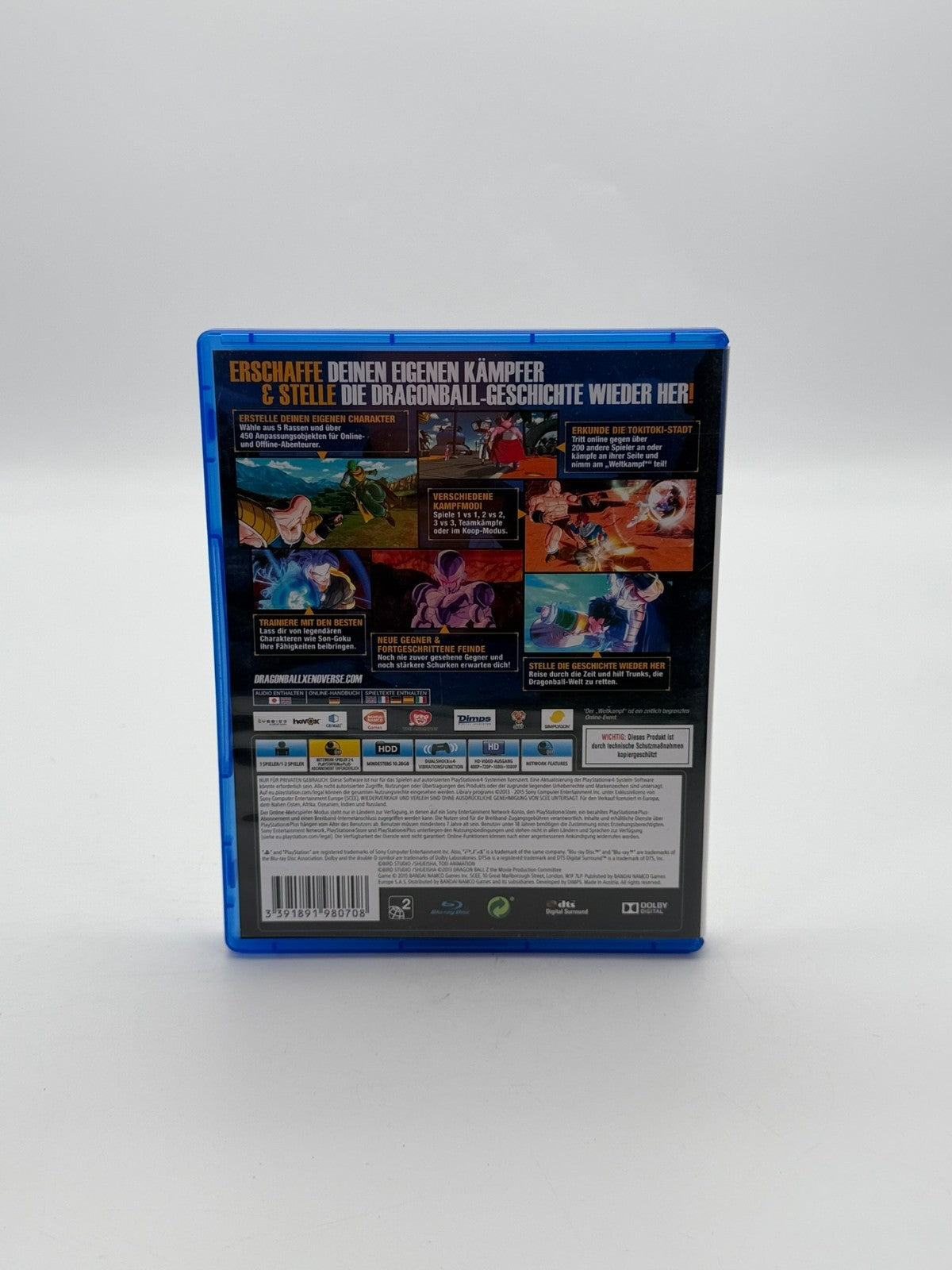 Dragon Ball Xenoverse Sony Playstation 4 Good Condition CIB OVP