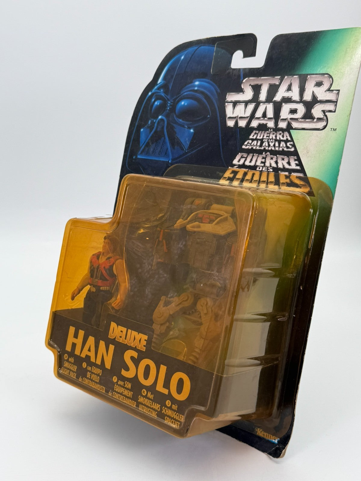 Figurine Han Solo Deluxe Star Wars Hasbro Kenner Neuve Bon état Emballage d'origine 1997