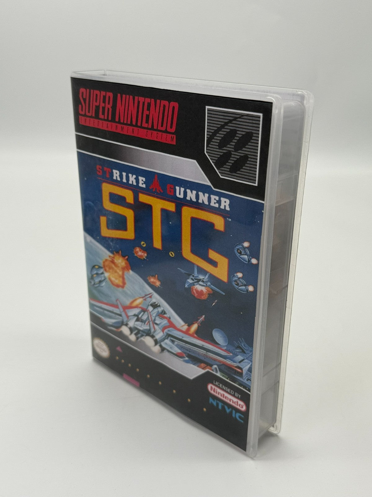 Strike Gunner S.T.G. Super Nintendo SNES NTSC-U/C Good - Very Good + Manual