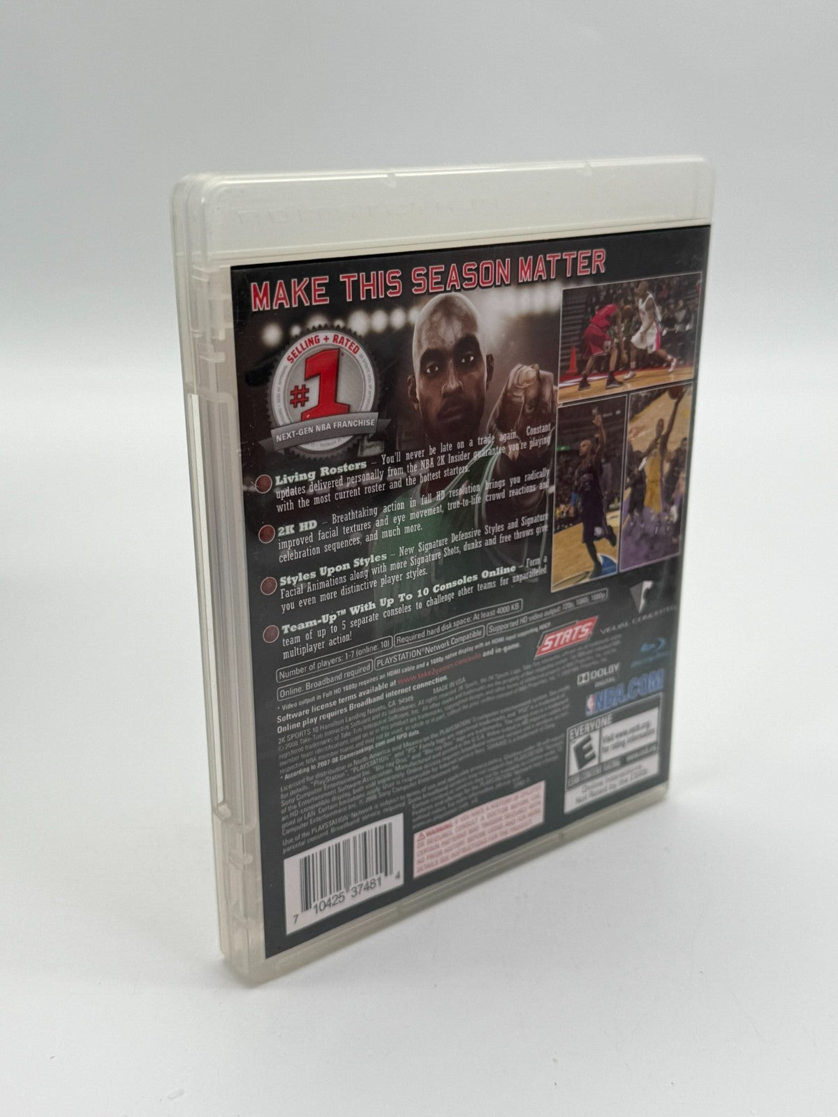 NBA 2K9 Sony Playstation 3 Sehr guter Zustand CIB OVP NTSC-U/C