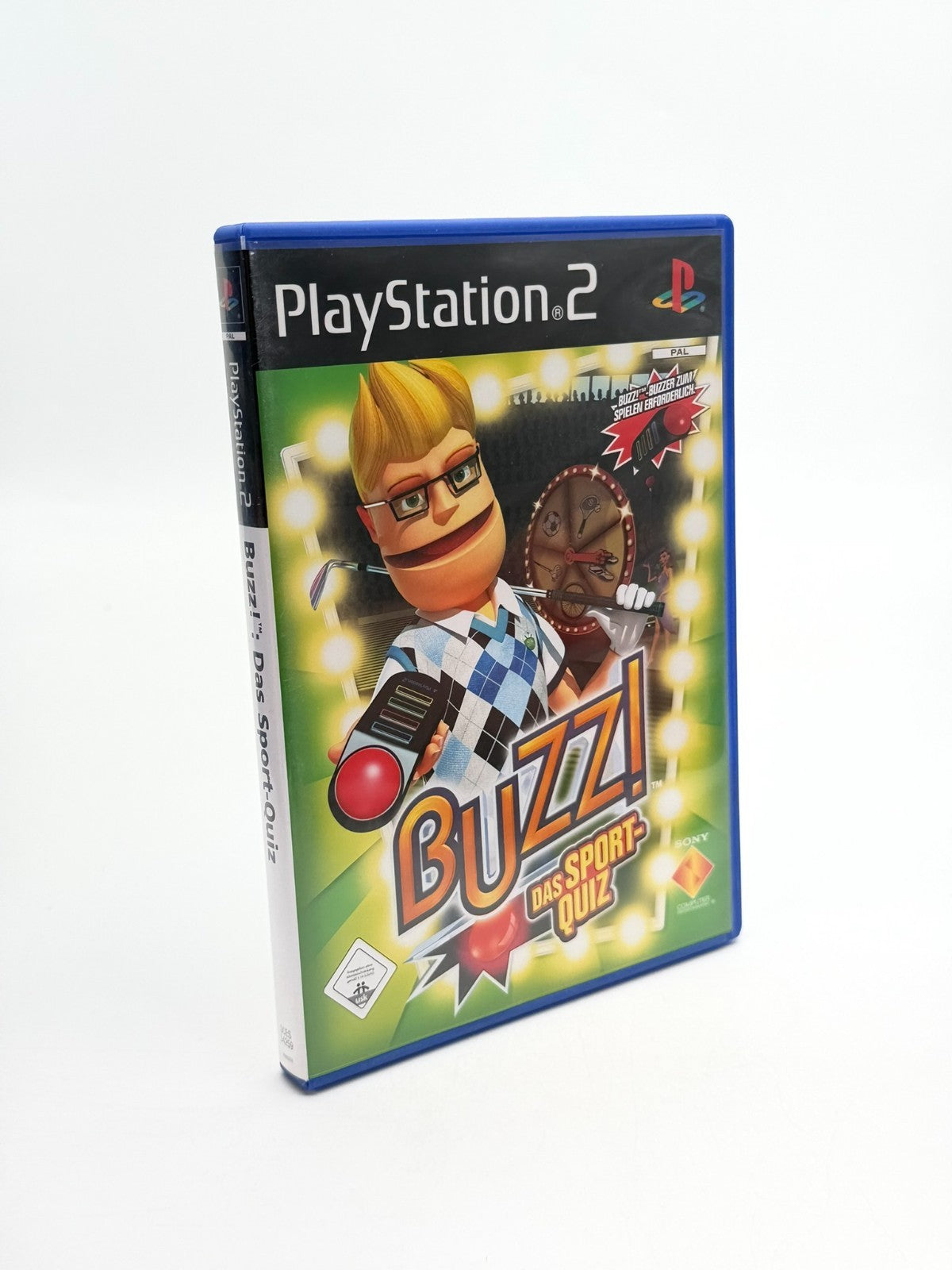 Buzz Le Quiz Sportif Sony Playstation 2 Très bon état Complet en boîte
