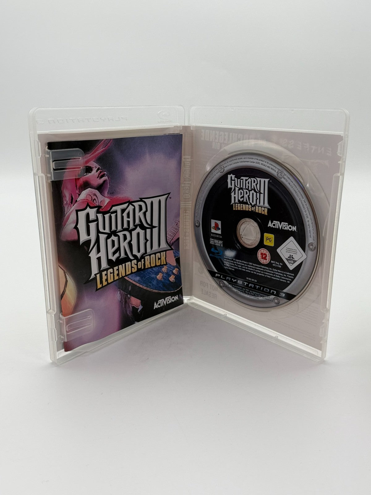 Guitar Hero III Legends of Rock Sony Playstation 3 Sehr guter Zustand CIB OVP