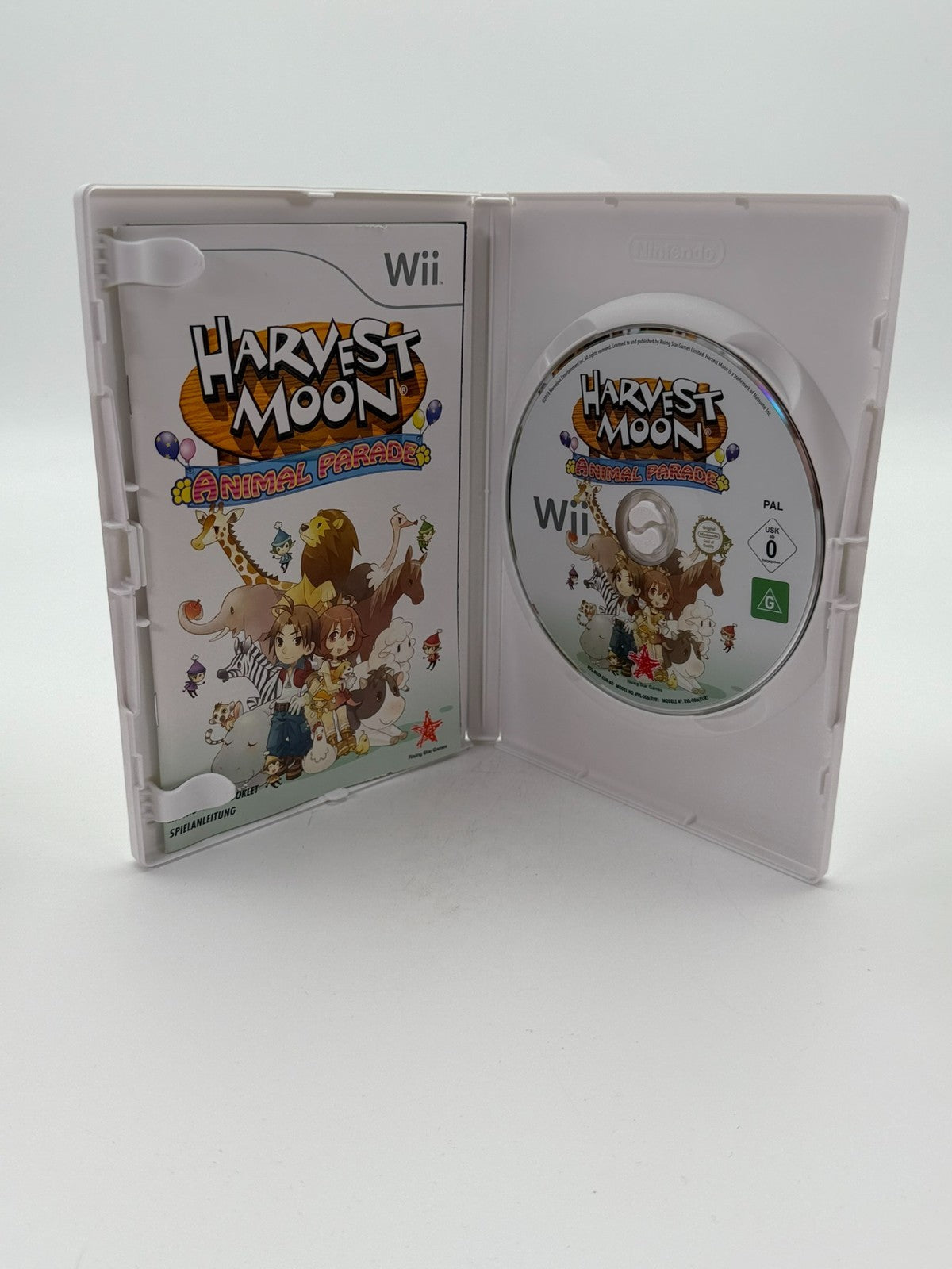 Harvest Moon Deine Tierparade Nintendo Wii Sehr guter Zustand CIB OVP