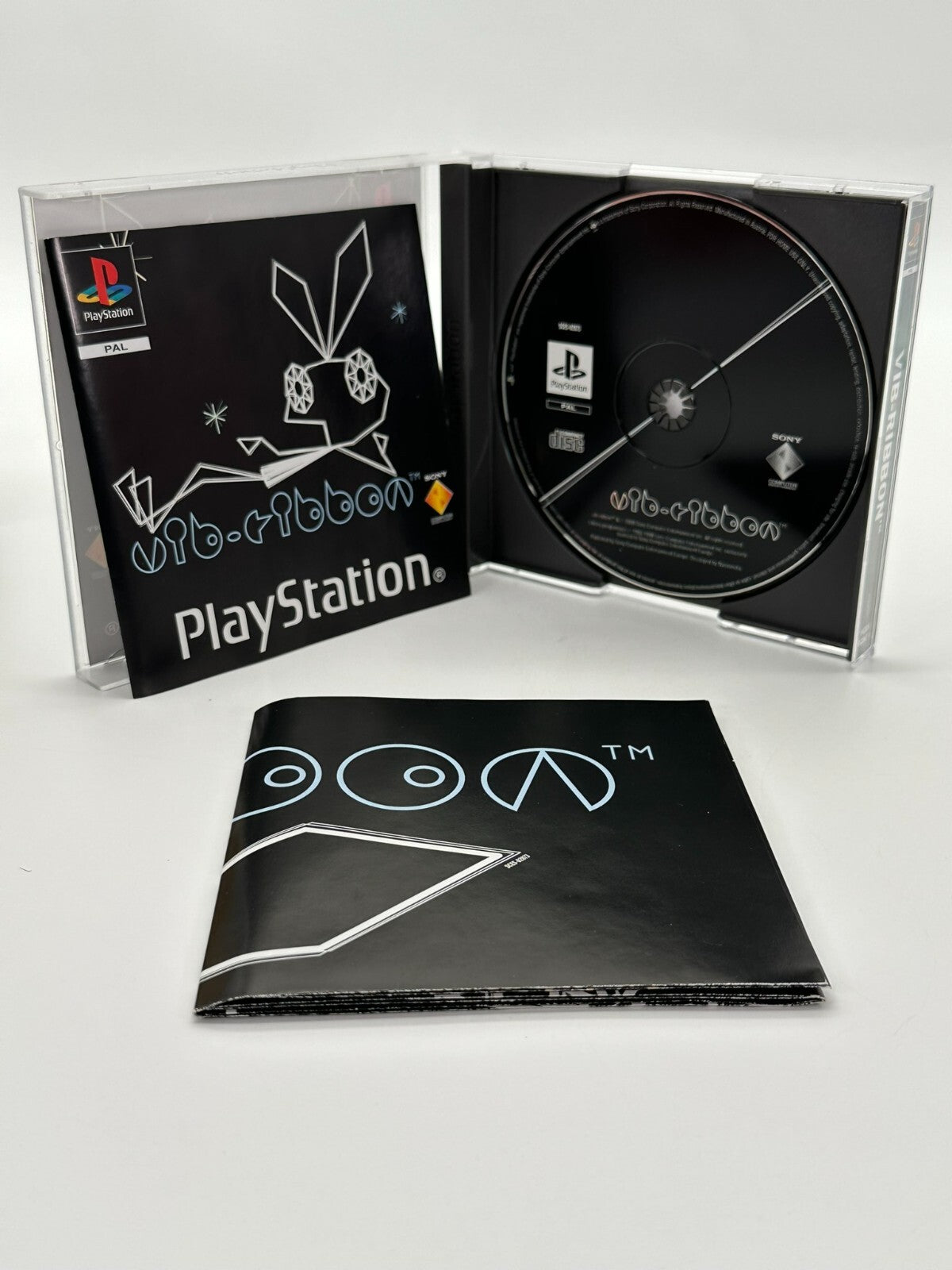 VIB Ribbon Sony Playstation 1 PS1 PSX PsOne État de collection comme neuf, poster inclus