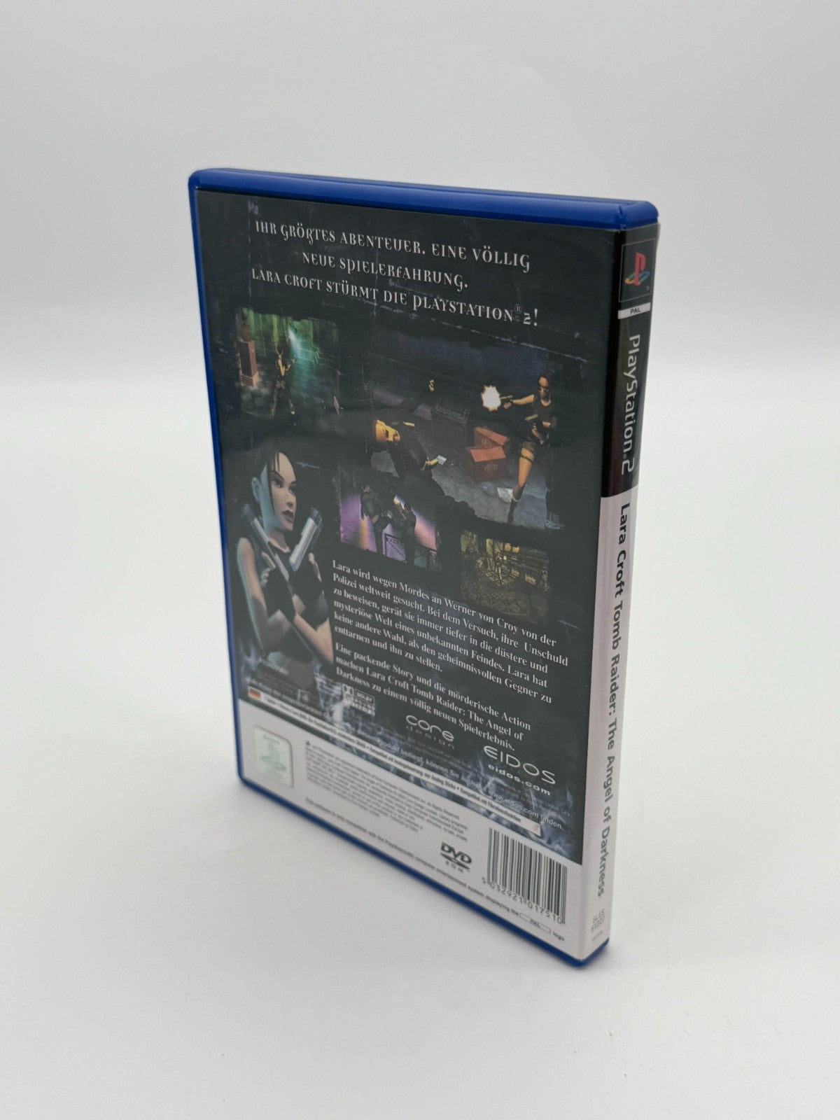 Tomb Raider The Angel Of Darkness Sony Playstation 2 Très bon état Complet en boîte (CIB) Boîte d'origine (OVP)