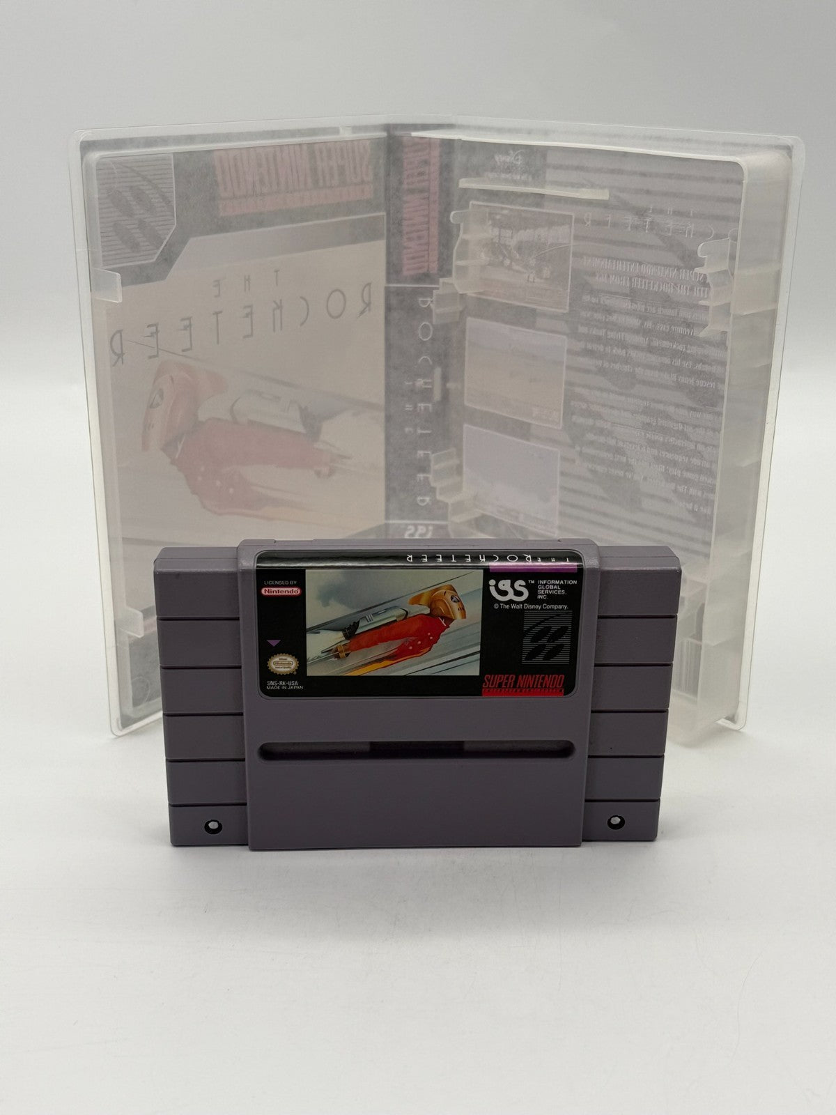 The Rocketeer Super Nintendo SNES NTSC-U/C bon état Cartouche + Boîte