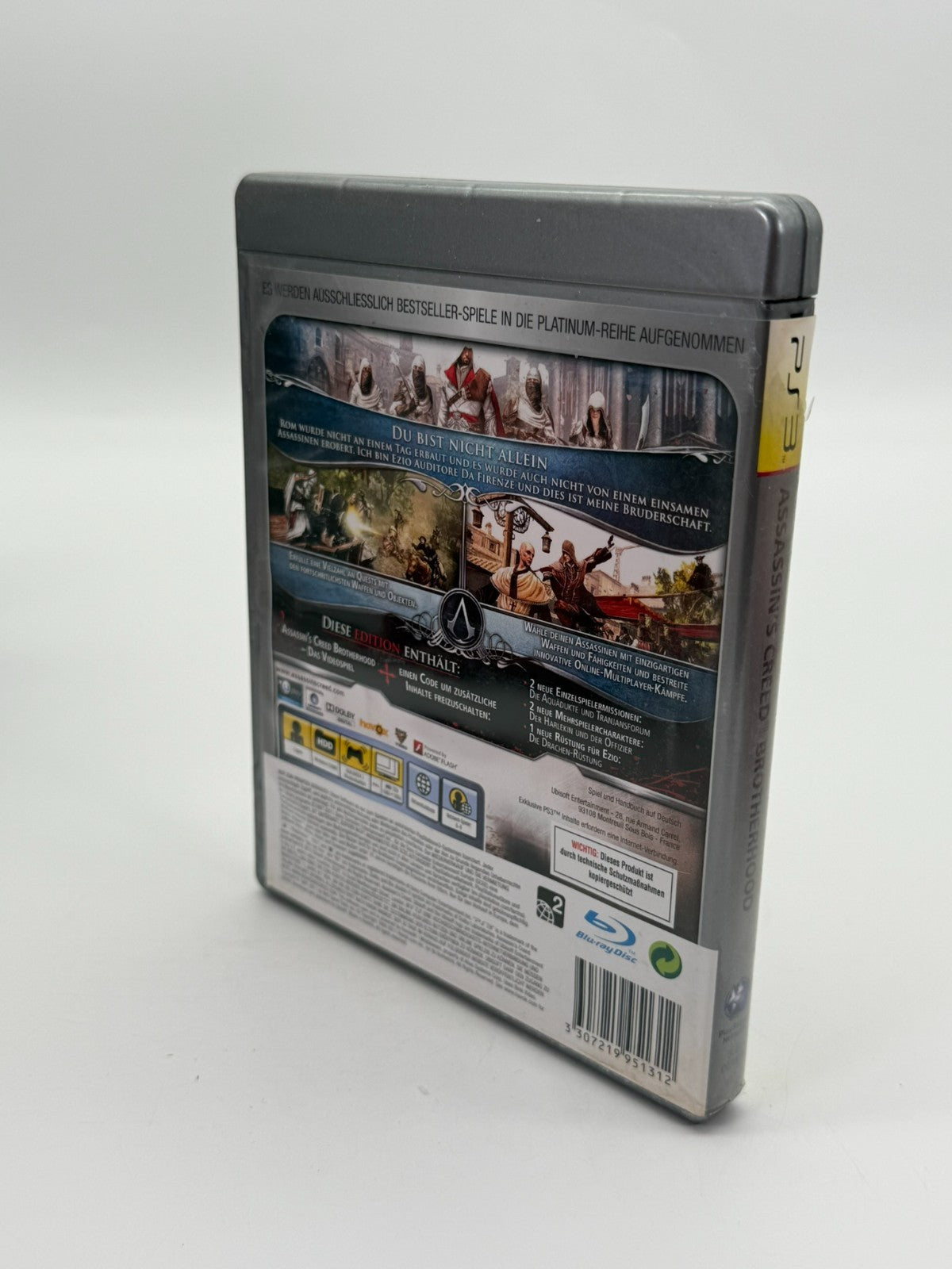 Assassins Creed Brotherhood Sony Playstation 3 guter Zustand CIB OVP