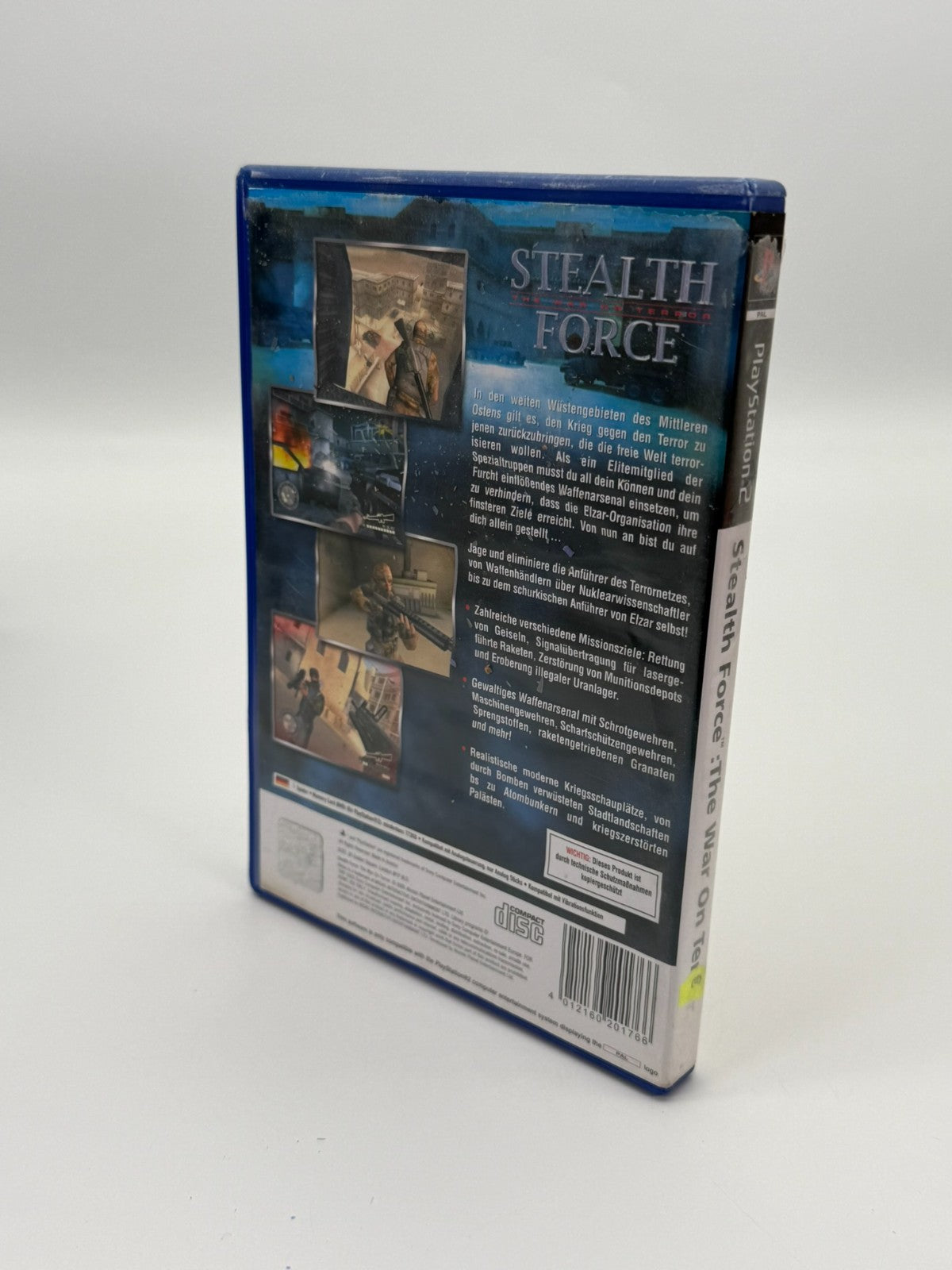 Stealth Force The War On Terror Sony Playstation 2 bon état emballage d'origine
