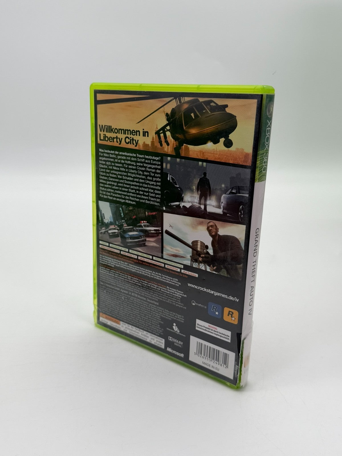 Grand Theft Auto IV Microsoft XBox 360 Classics Akzeptabler Zustand CIB OVP