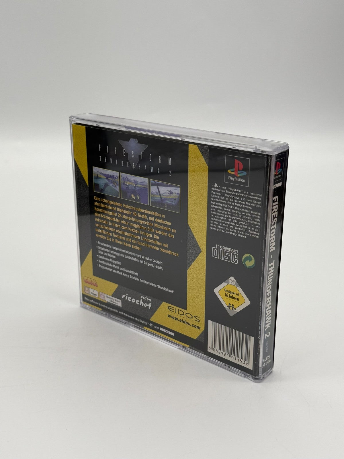 Firestorm Thunderhawk 2 Sony Playstation 1 bon état CIB OVP