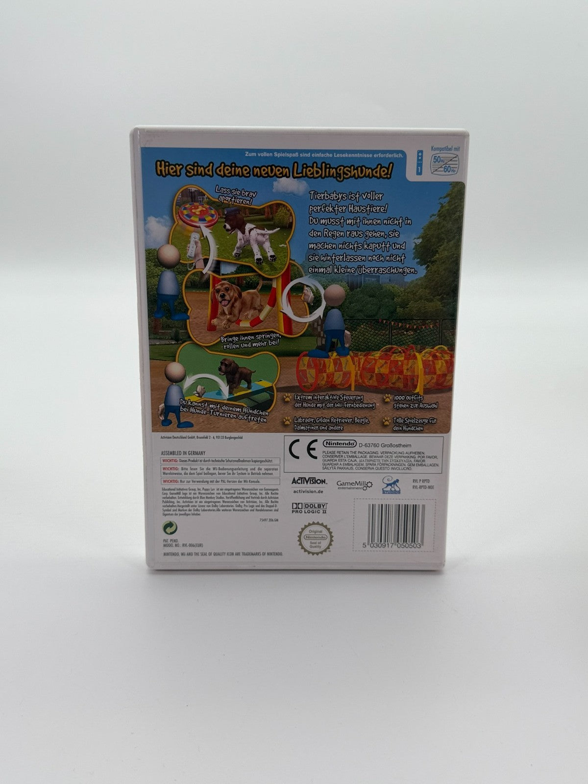 Tierbabys Nintendo Wii guter Zustand CIB OVP