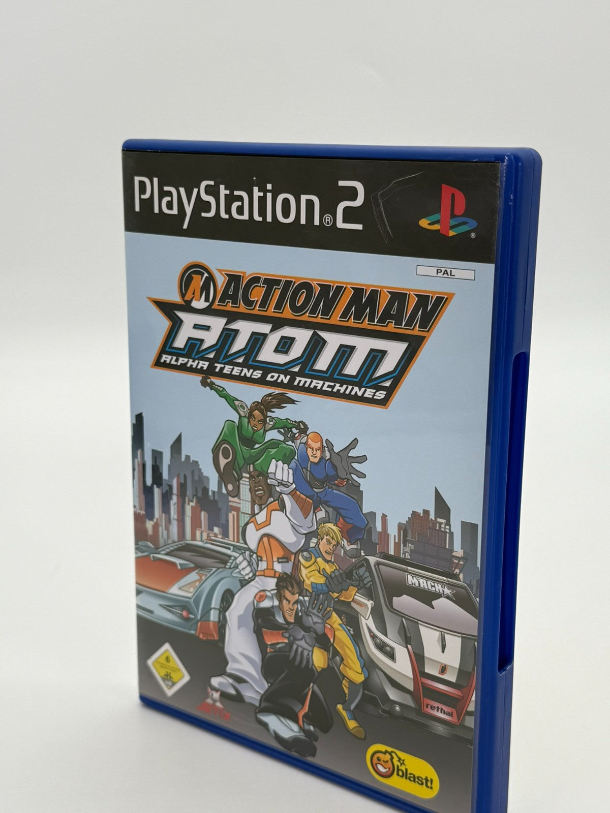 Action Man A.T.O.M. Alpha Teens on Machines Sony Playstation 2 PS2 Very Good CIB