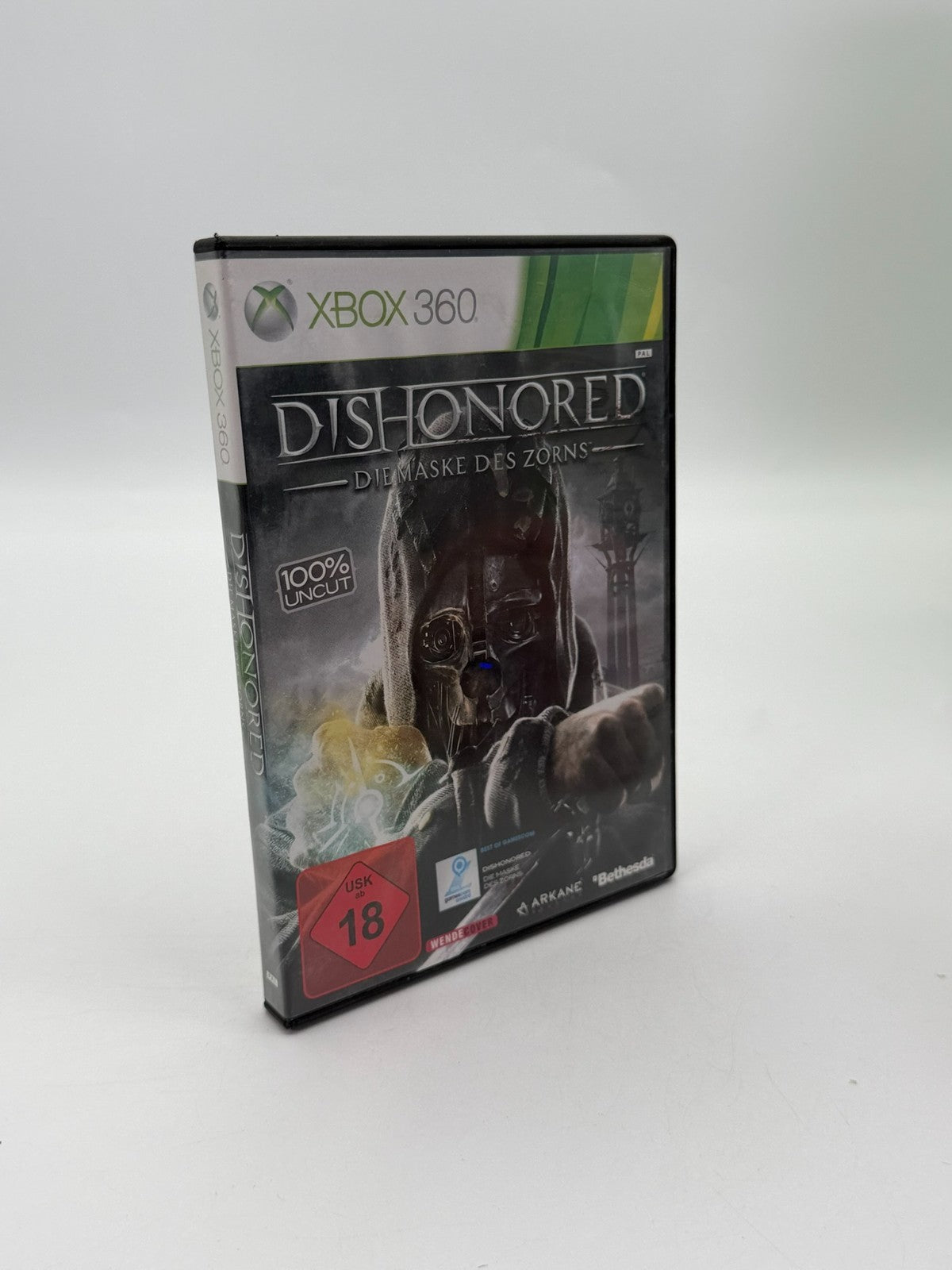 Dishonored Die Maske Des Zorns Microsoft XBox 360 guter Zustand CIB OVP