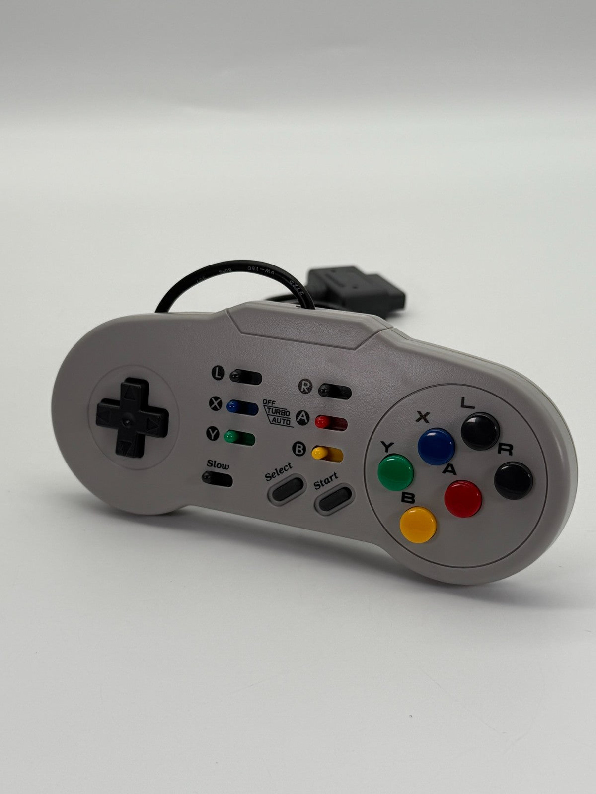 Manette de contrôle Pro Player lente/turbo/auto SN6 pour Super Nintendo, bon état, emballage d'origine