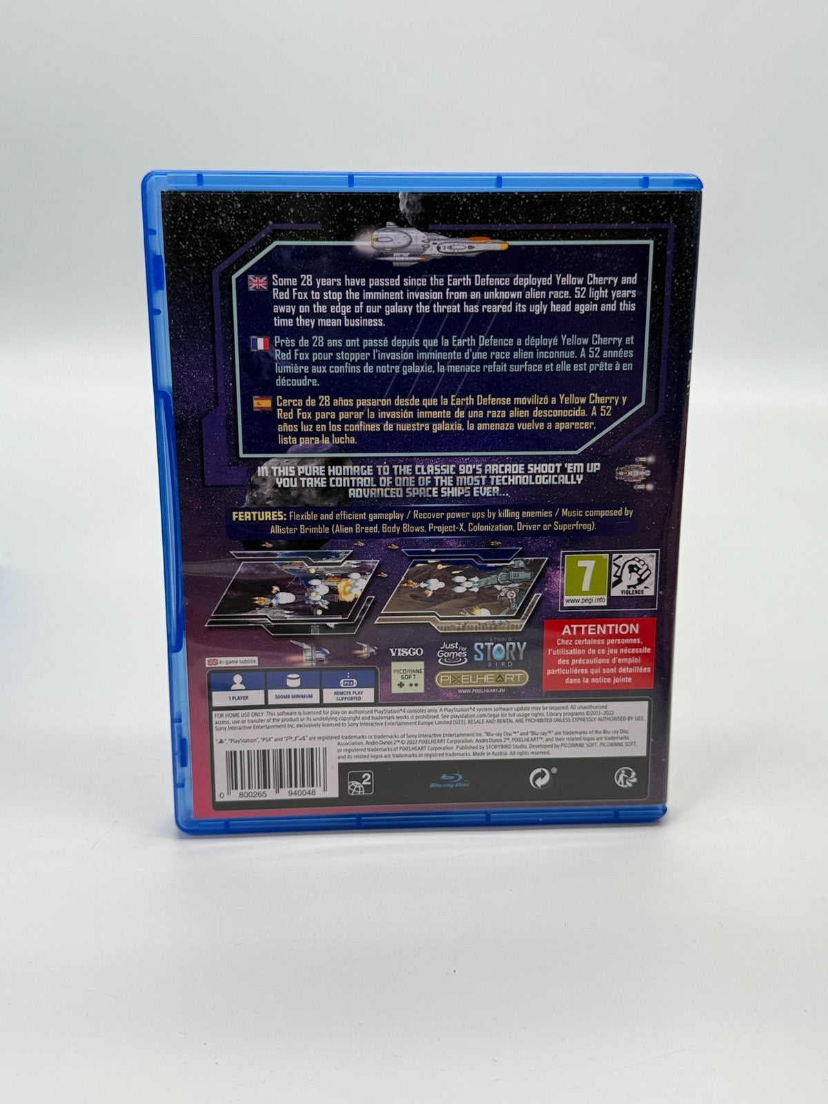 Andro Dunos II Sony PlayStation 4 Very good condition Original packaging