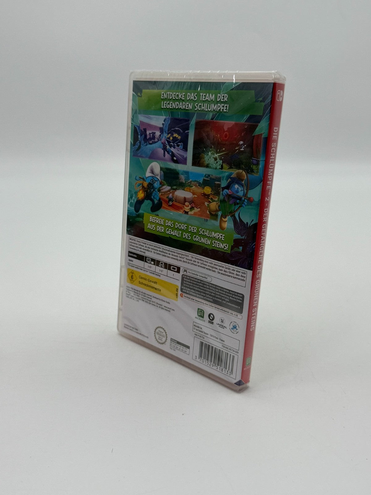 The Smurfs 2 The Prisoner of the Green Stone Nintendo Switch Sealed New CIB