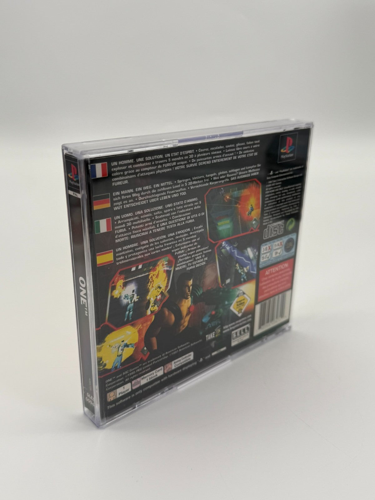 One Sony Playstation 1 guter Zustand CIB