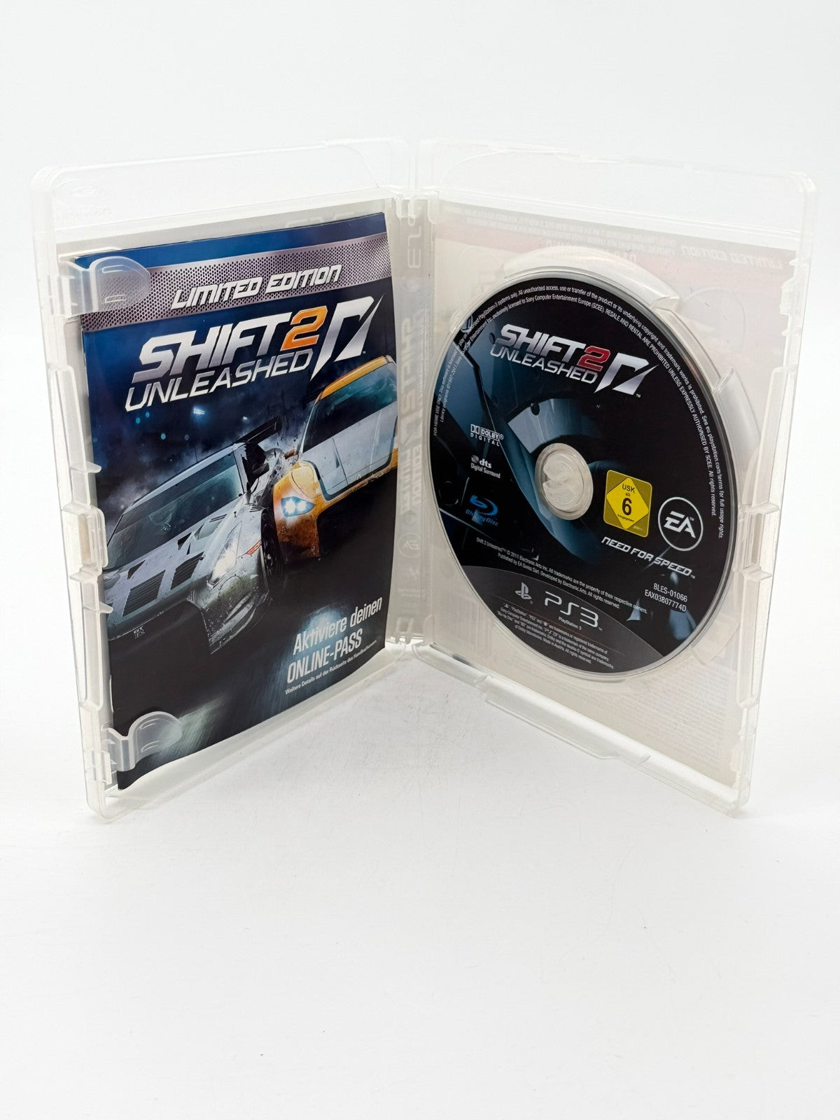 Shift 2 Unleashed Limited Edition Sony Playstation 3 guter Zustand CIB OVP