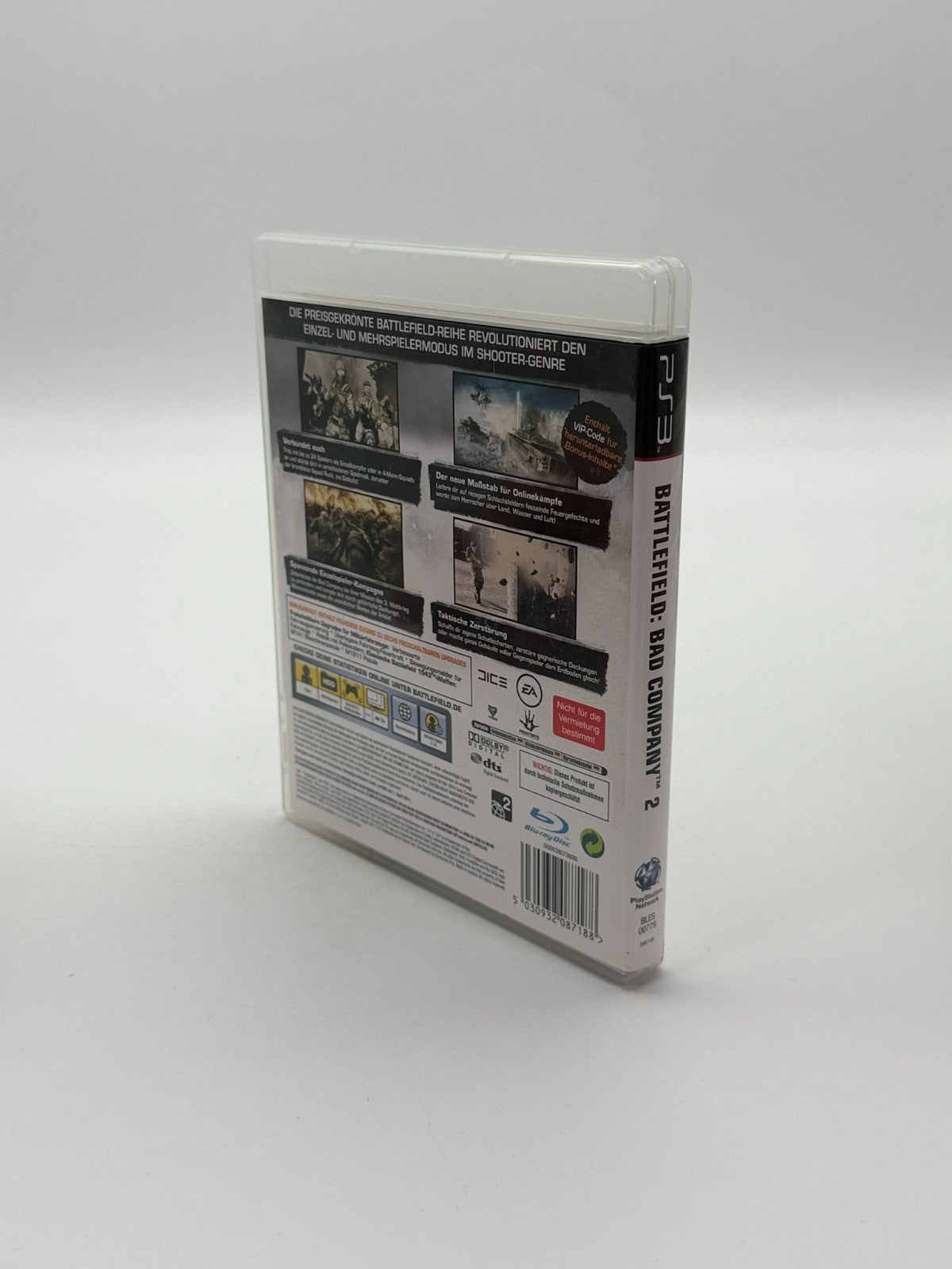 Battlefield Bad Company 2 Sony Playstation 3 guter Zustand CIB OVP