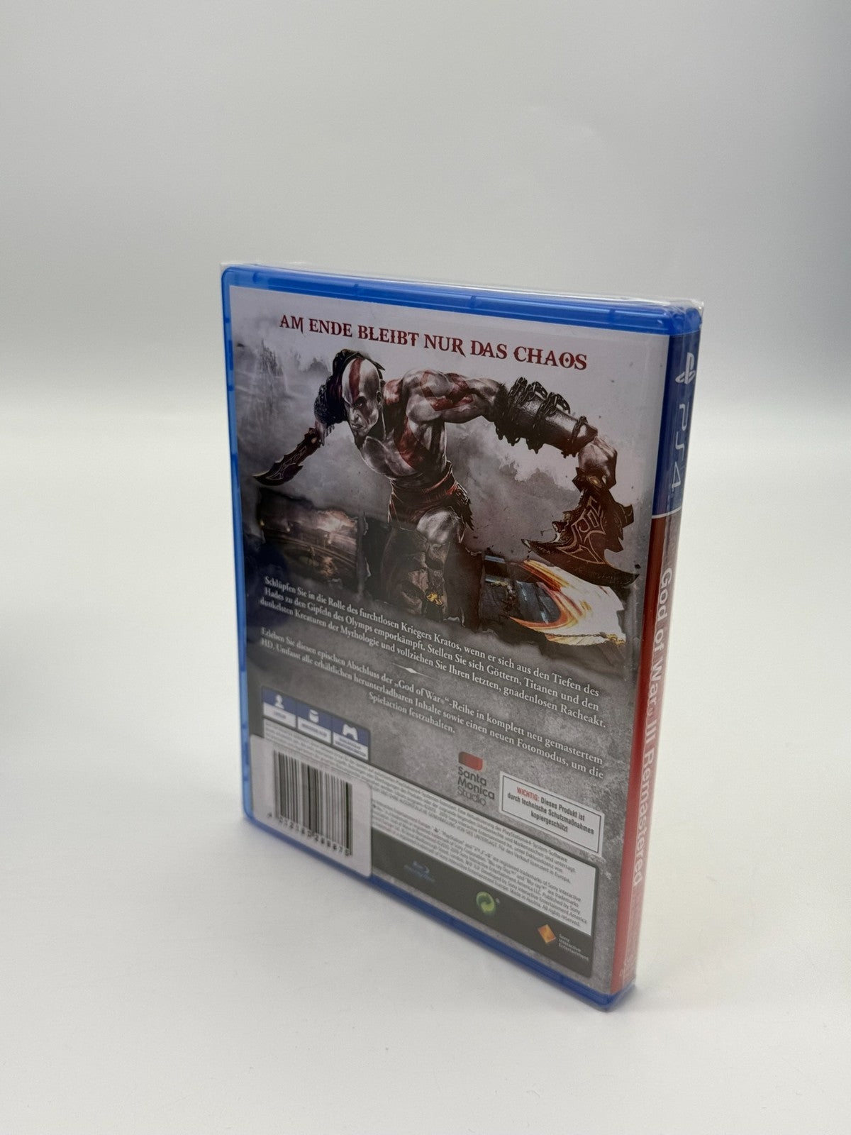 God Of War III Remastered Sony Playstation 4 Sealed Neu CIB OVP