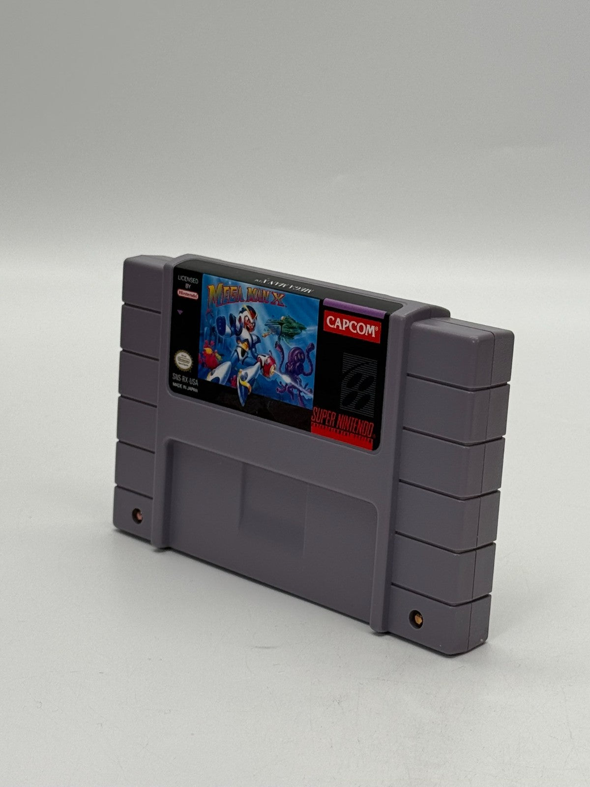 Mega Man X Super Nintendo SNES NTSC-U/C Sehr guter Zustand Modul + Anleitung