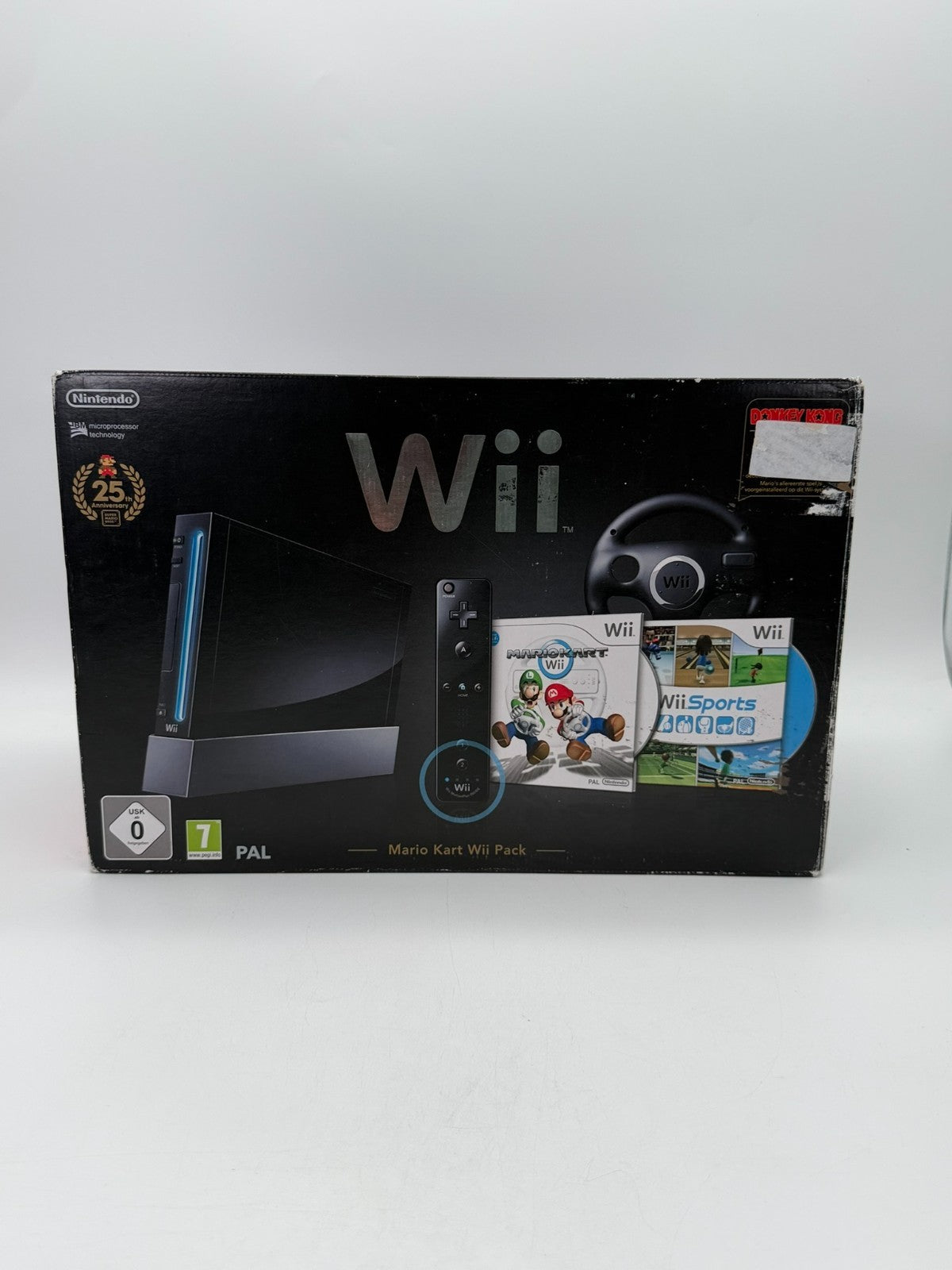 Nintendo Wii 25th Anniversary Schwarz Zustand gut getestet