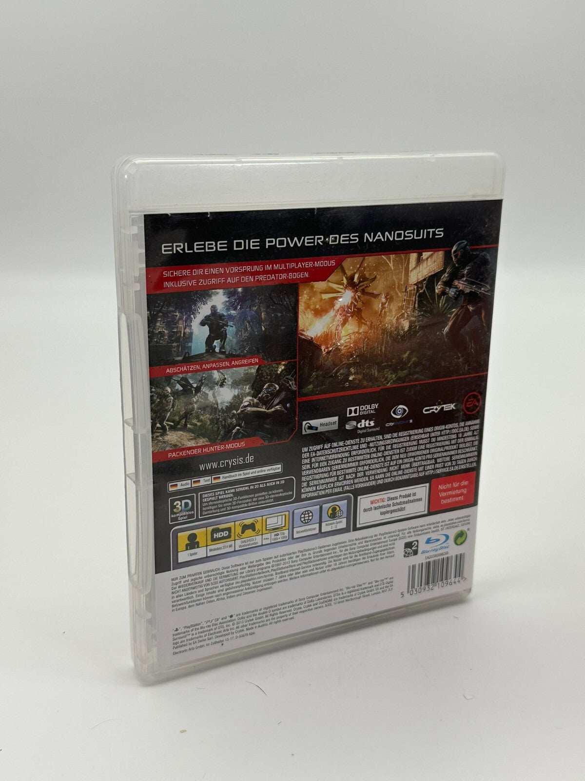 Crysis 3 Hunter Edition Sony Playstation 3 PS3 guter Zustand CIB OVP