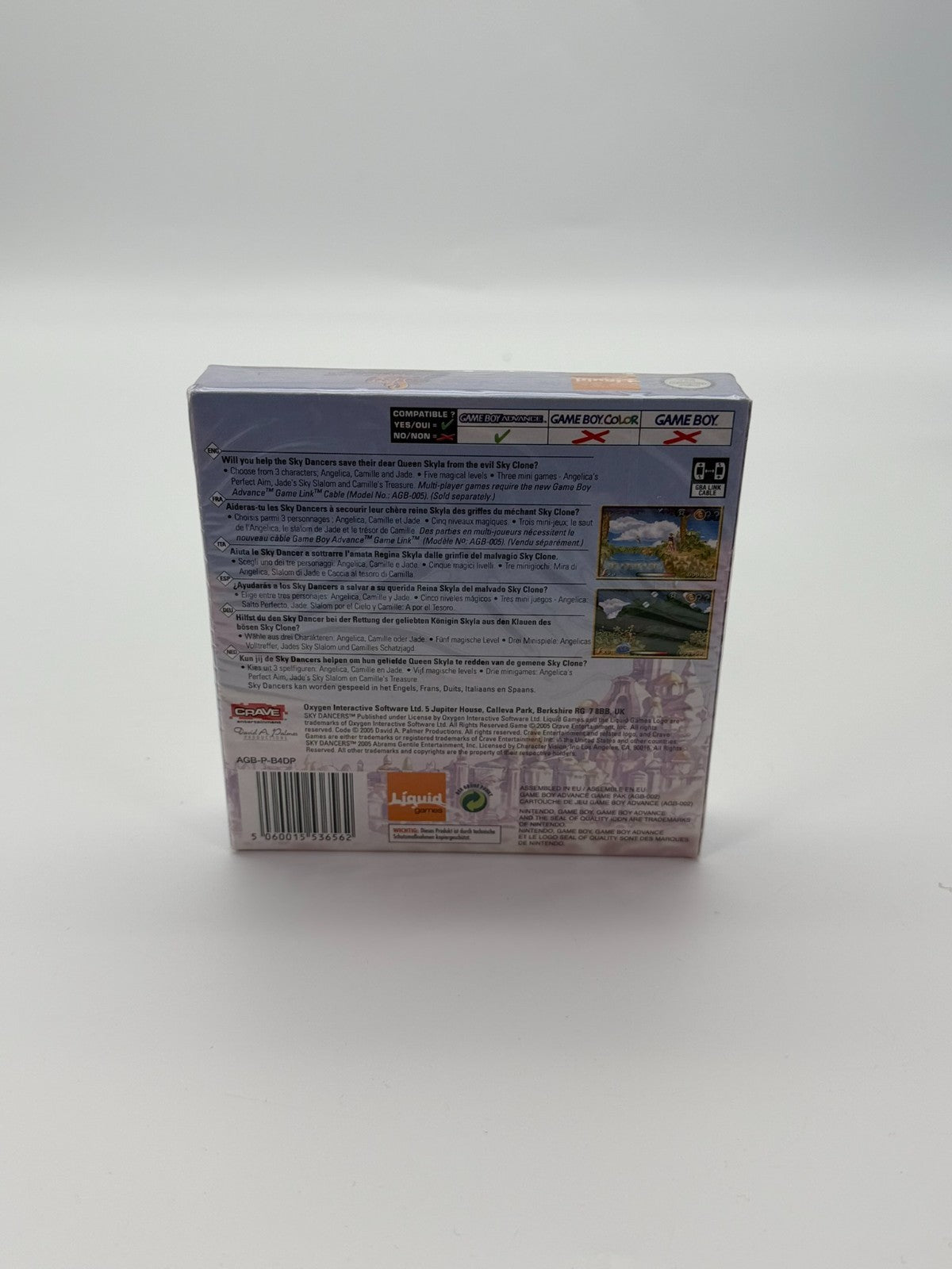 Sky Dancers Nintendo Game Boy Advance Factory Sealed Neu CIB OVP