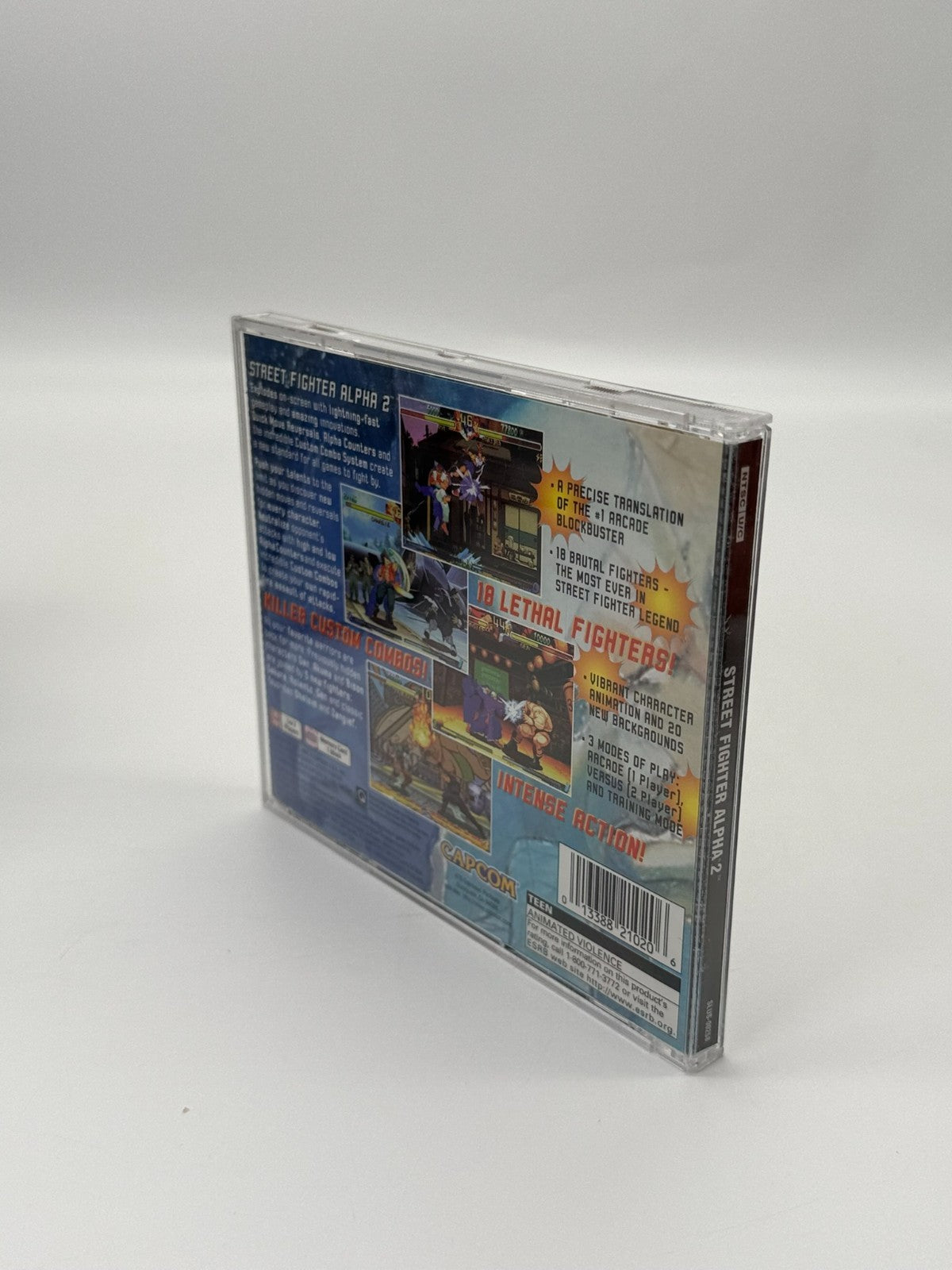 Street Fighter Alpha 2 Sony Playstation 1 NTSC-U/C bon état CIB OVP