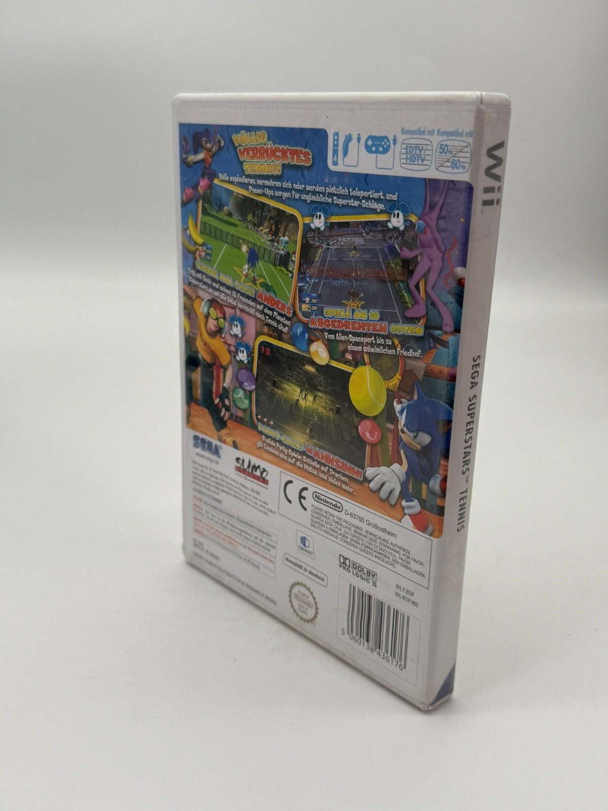 Sega Superstars Tennis Nintendo Wii bon état complet en boîte