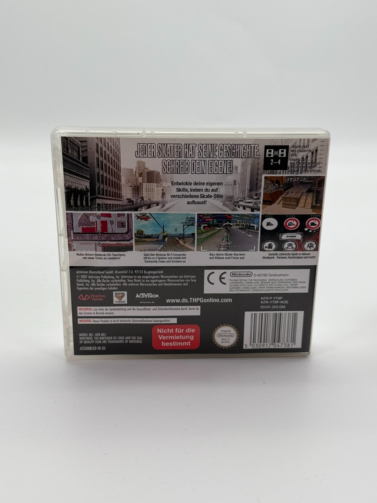 Tony Hawk's Proving Ground Nintendo DS good condition CIB OVP