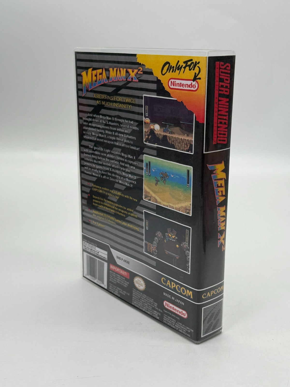 Mega Man X2 Super Nintendo SNES NTSC-U/C guter Zustand Modul + Anleitung