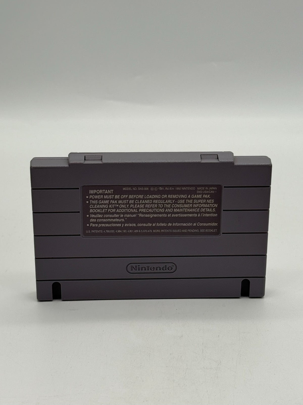 Shaq Fu Super Nintendo SNES NTSC-U/C bon état Cartouche + Boîtier