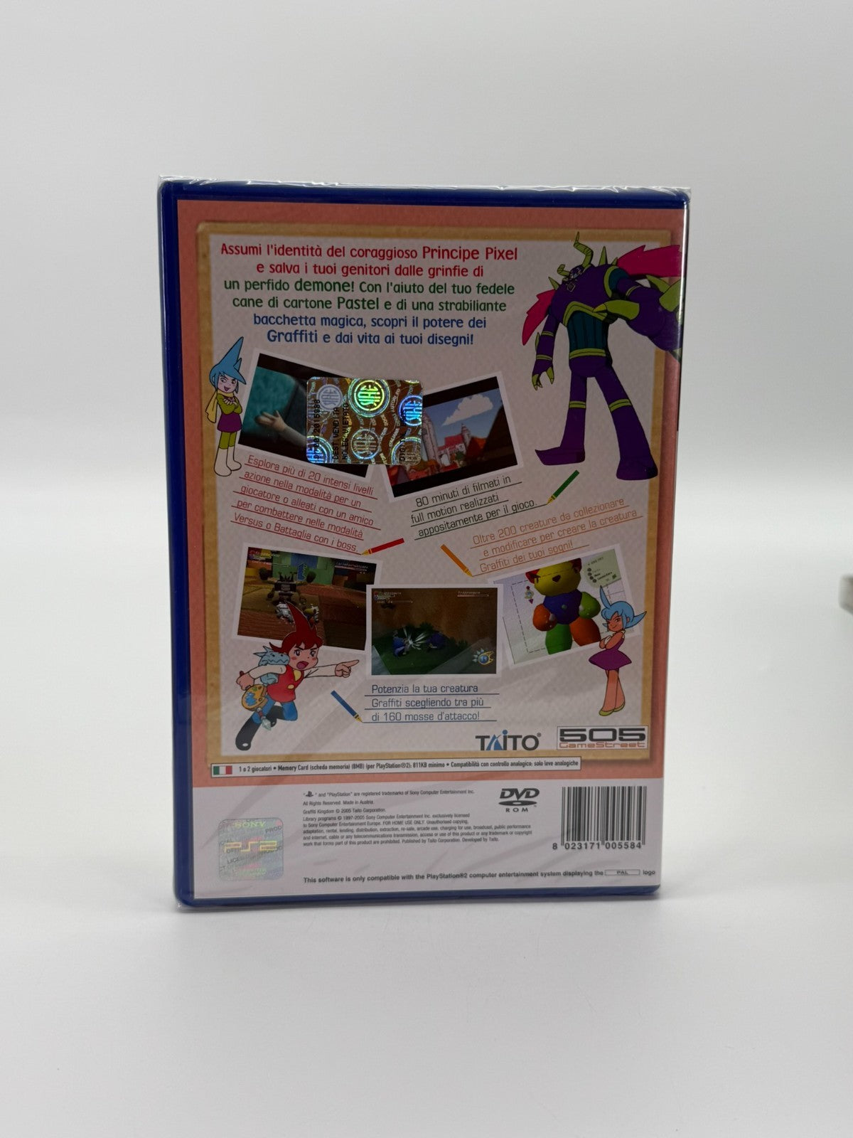 Graffiti Kingdom Sony Playstation 2 PS2 Scellé Neuf CIB OVP ITALIEN