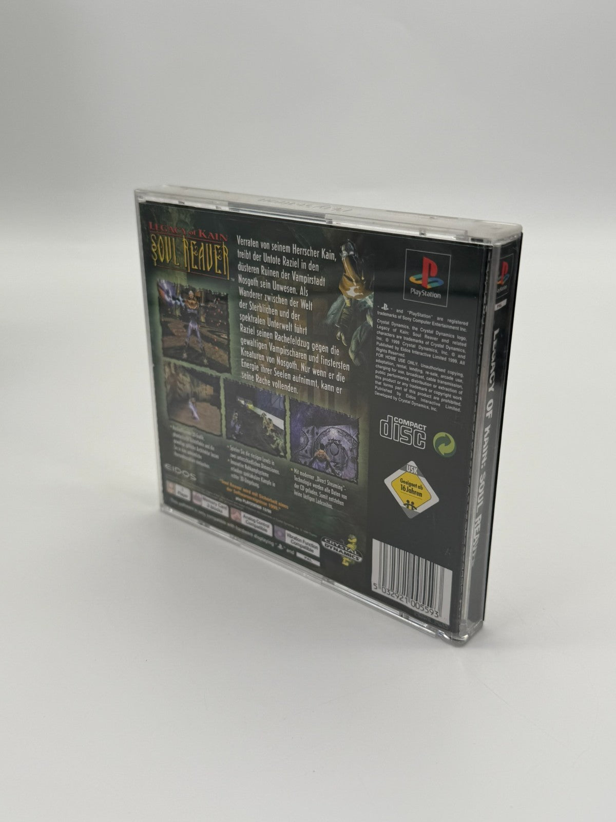 Legacy Of Kain Soul Reaver Sony Playstation 1 bon état Boîte et notice