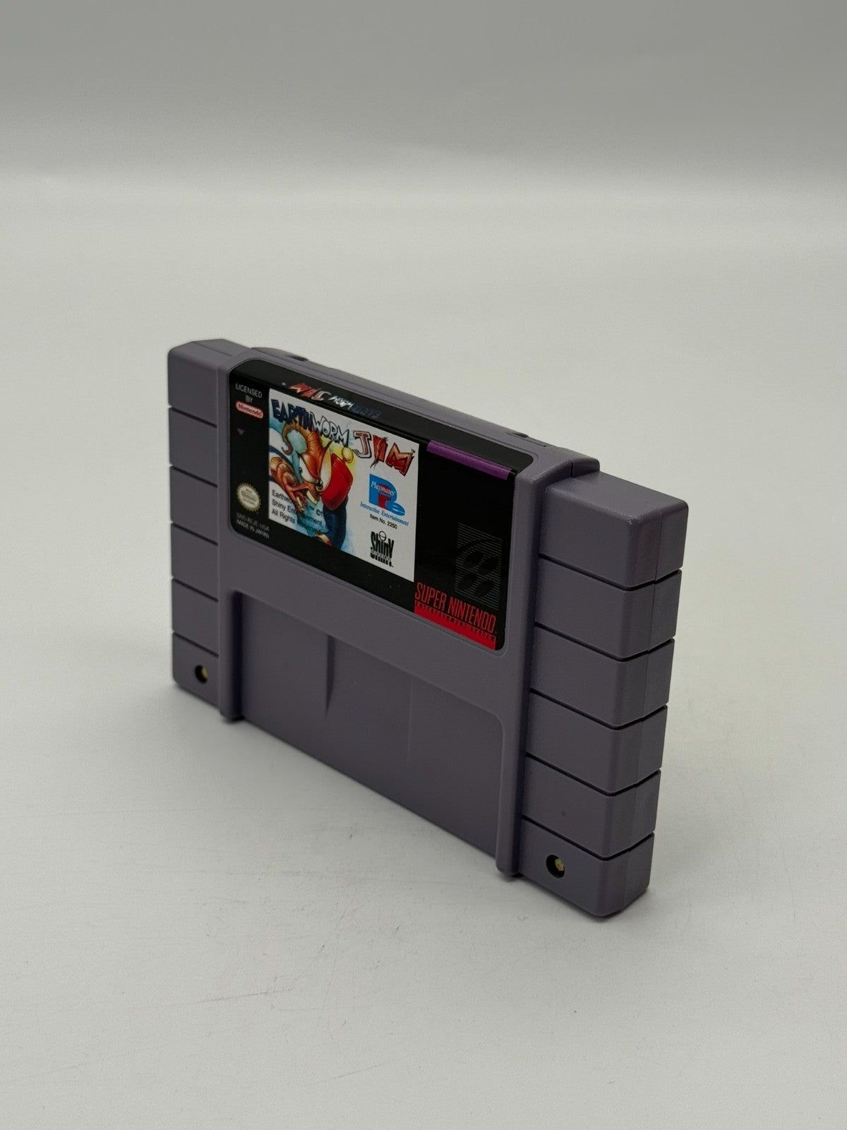 Earthworm Jim Super Nintendo SNES NTSC-U/C bon - très bon livret + cartouche