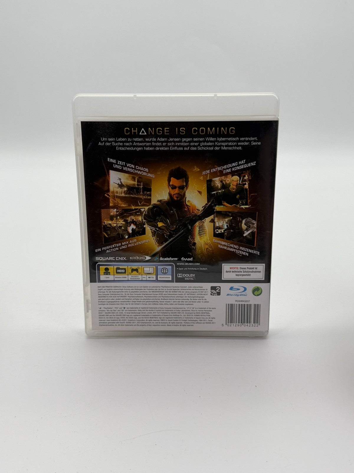 Deus Ex Human Revolution Sony Playstation 3 Très bon état CIB OVP