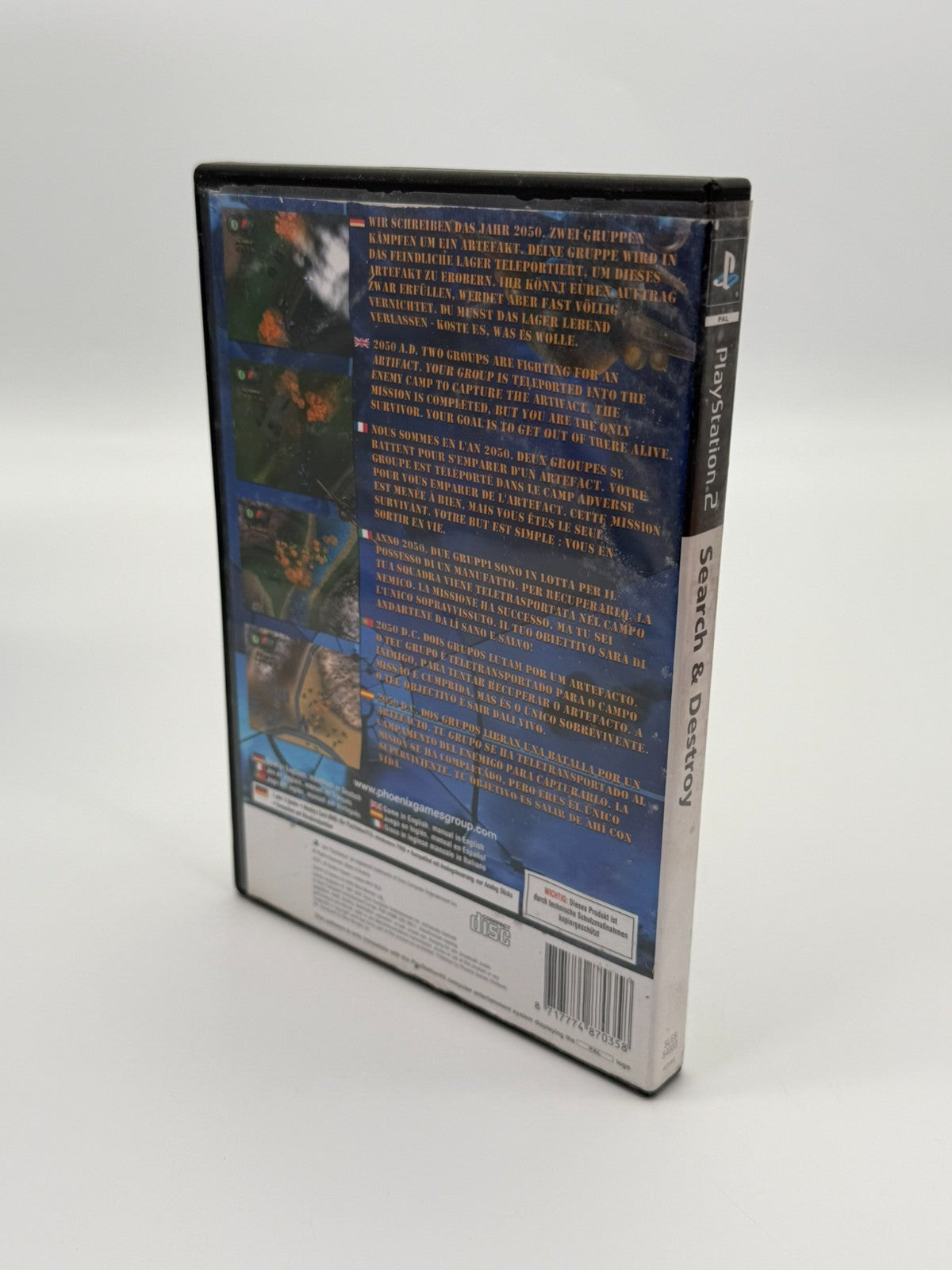 Search & Destroy Sony Playstation 2 guter Zustand CIB OVP
