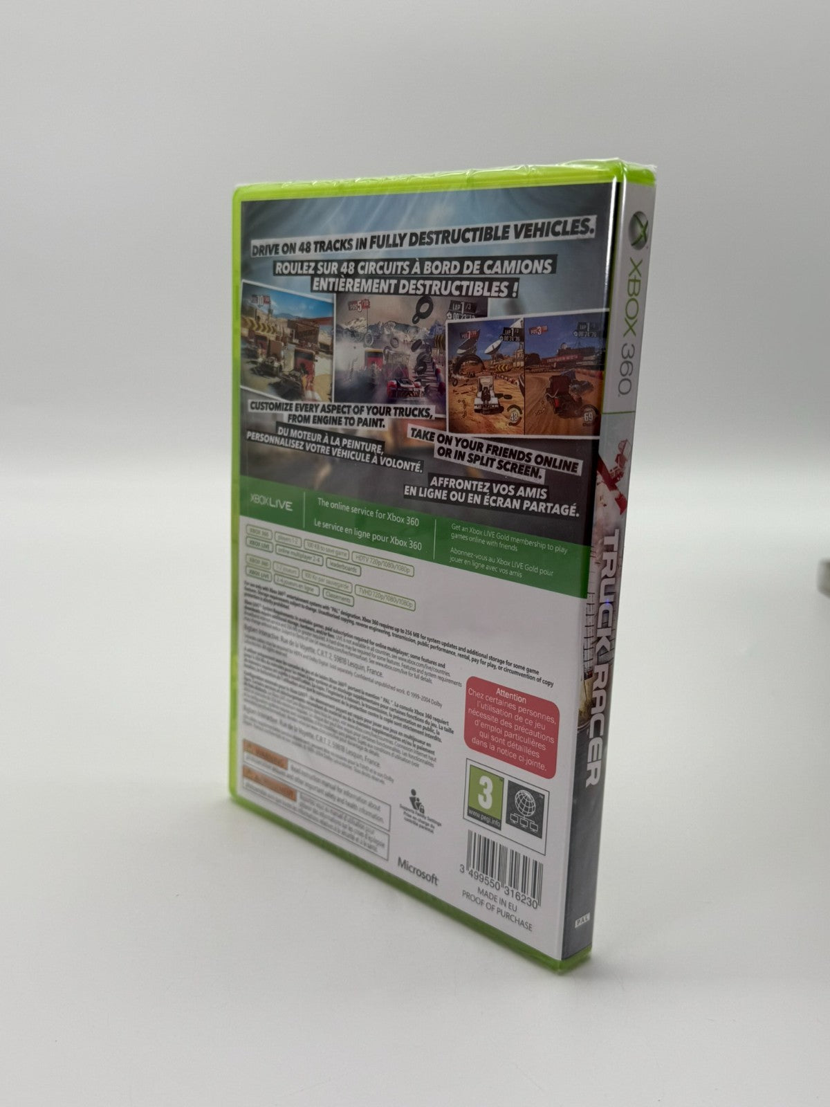 Truck Racer Microsoft Xbox 360 New Factory Sealed CIB NIB