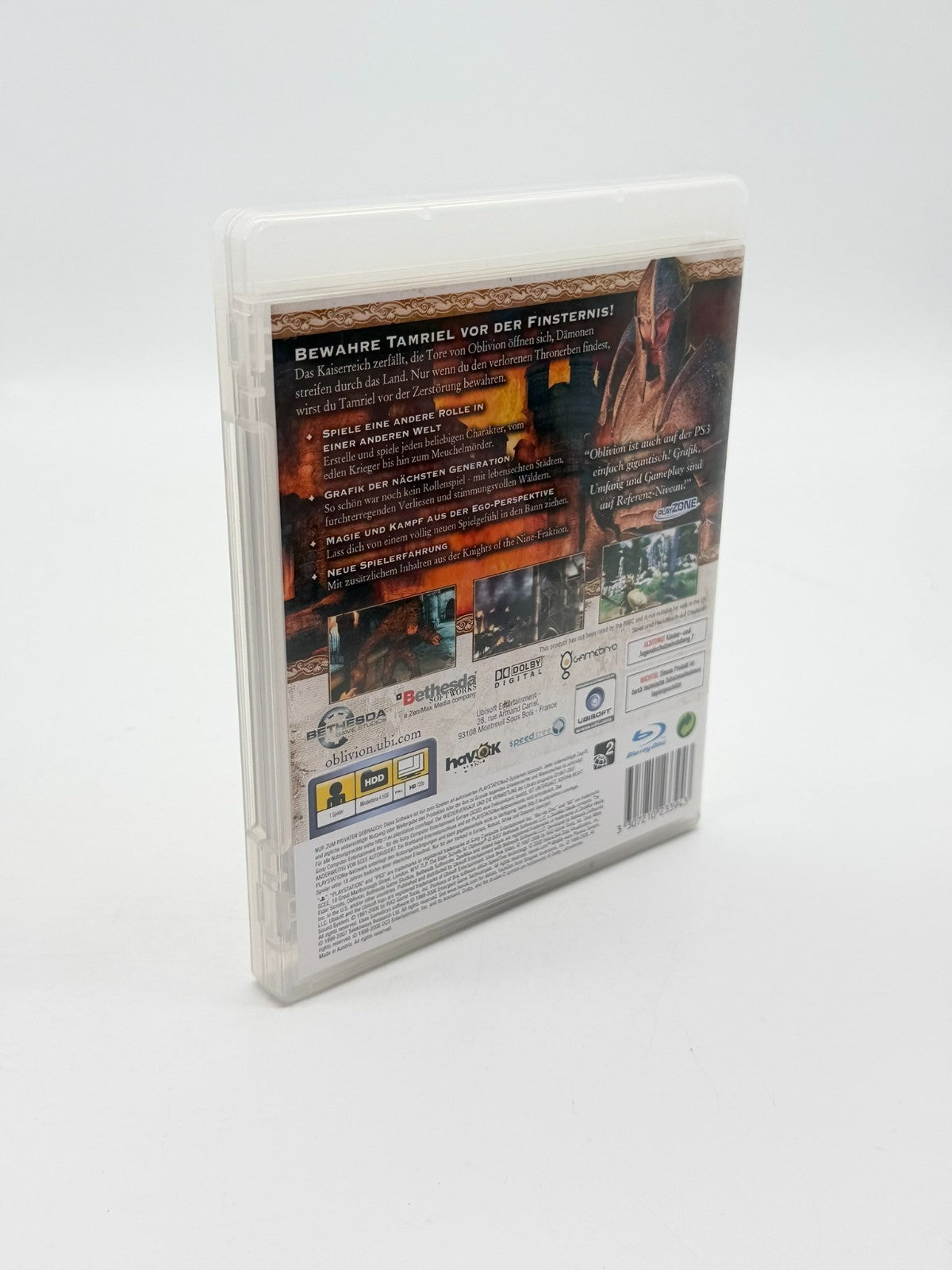 The Elder Scrolls IV Oblivion Sony Playstation 3 guter Zustand CIB OVP