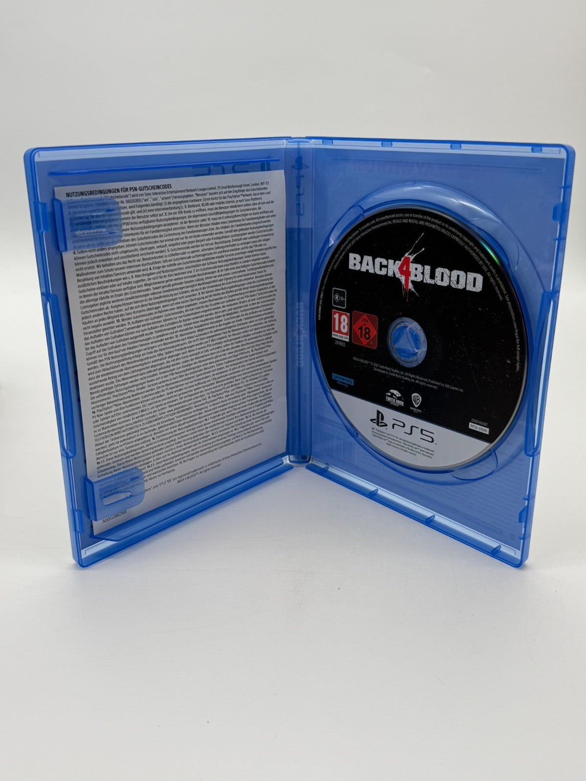 Back 4 Blood Sony Playstation 5 Très bon état CIB OVP