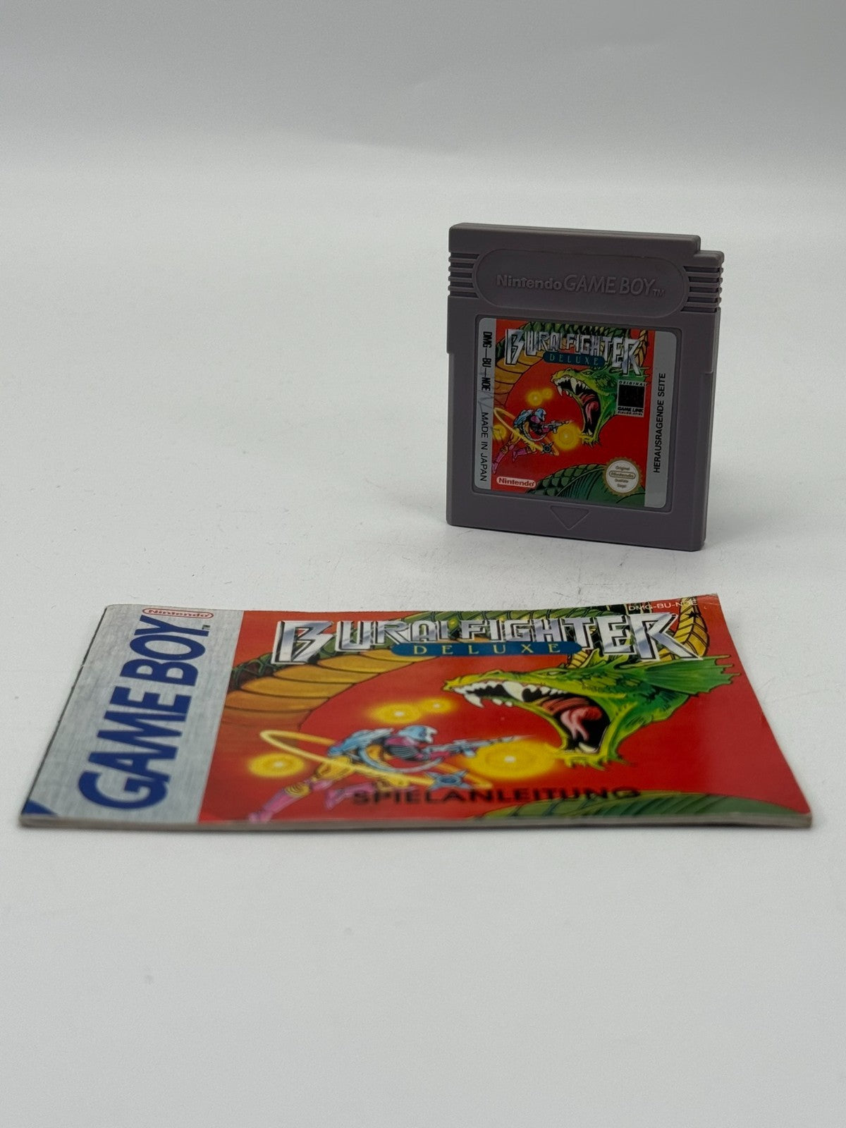 Burai Fighter Deluxe Nintendo Game Boy Good Condition Manual & Cartridge