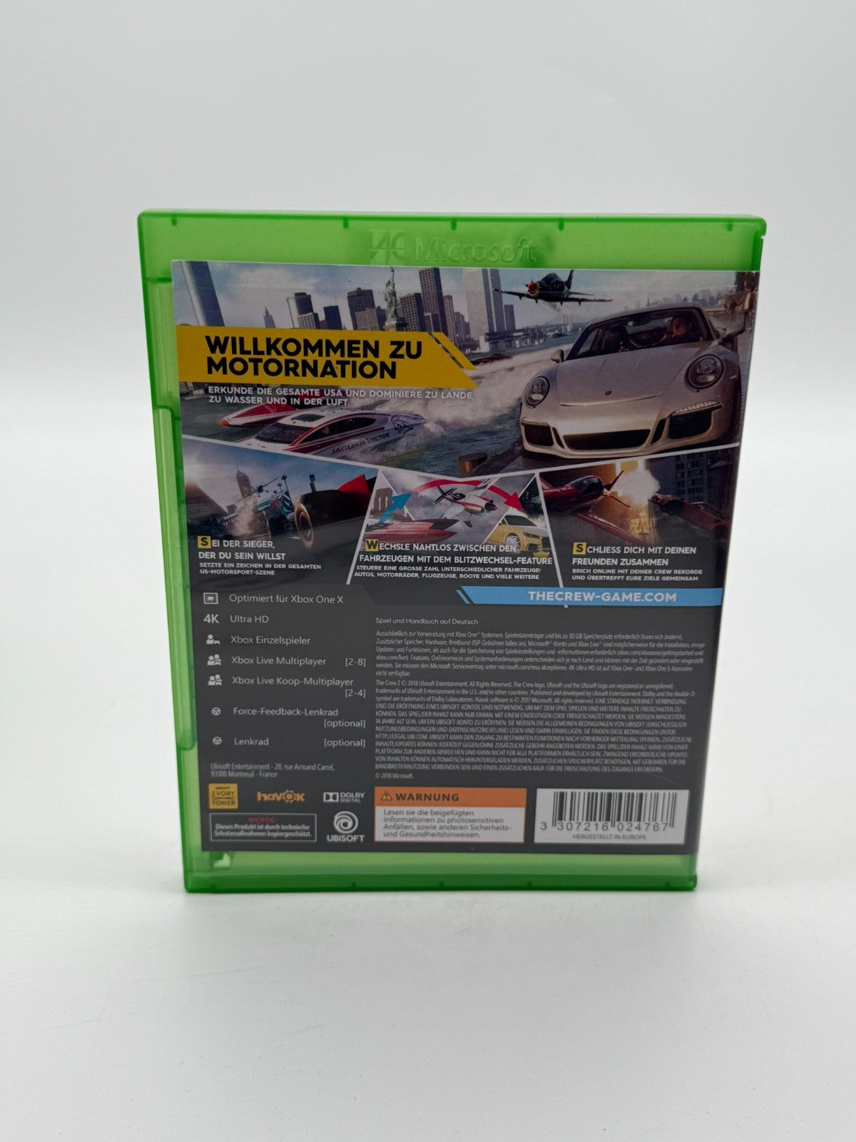 The Crew 2 Microsoft Xbox One Très bon état CIB OVP