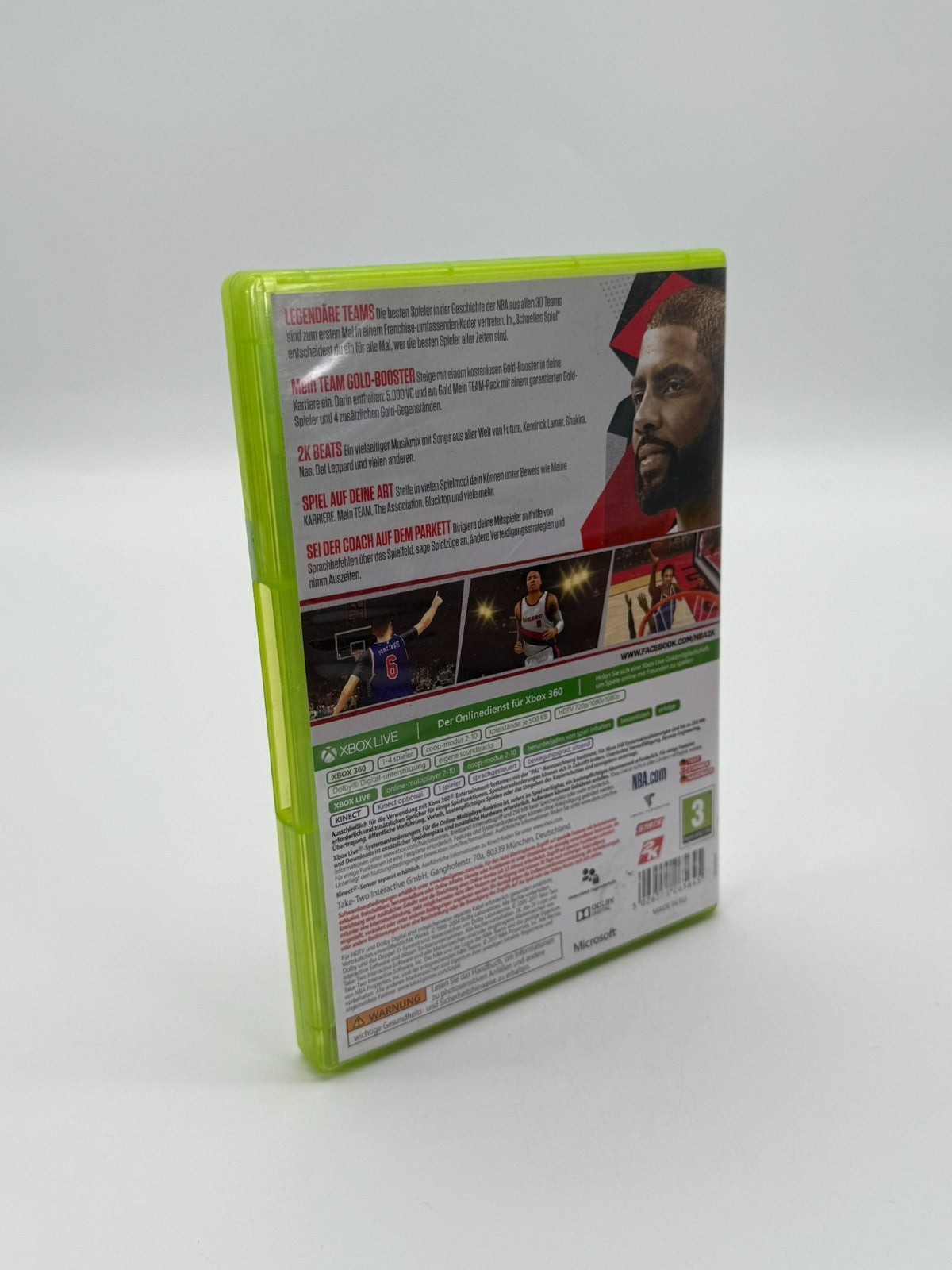 NBA 2K18 Microsoft Xbox 360 Good Condition CIB OVP