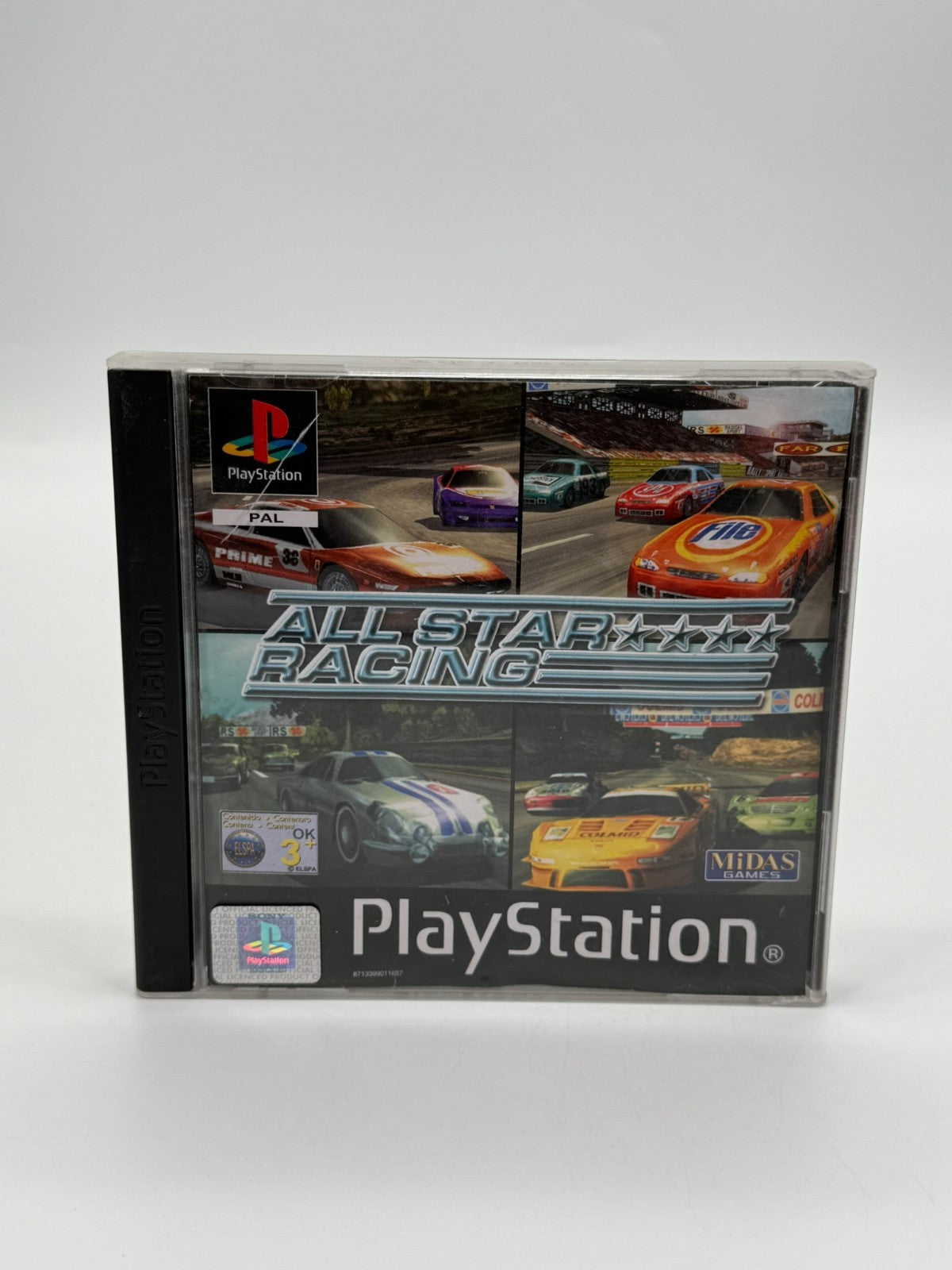 All Star Racing Sony Playstation 1 Acceptable Condition OVP