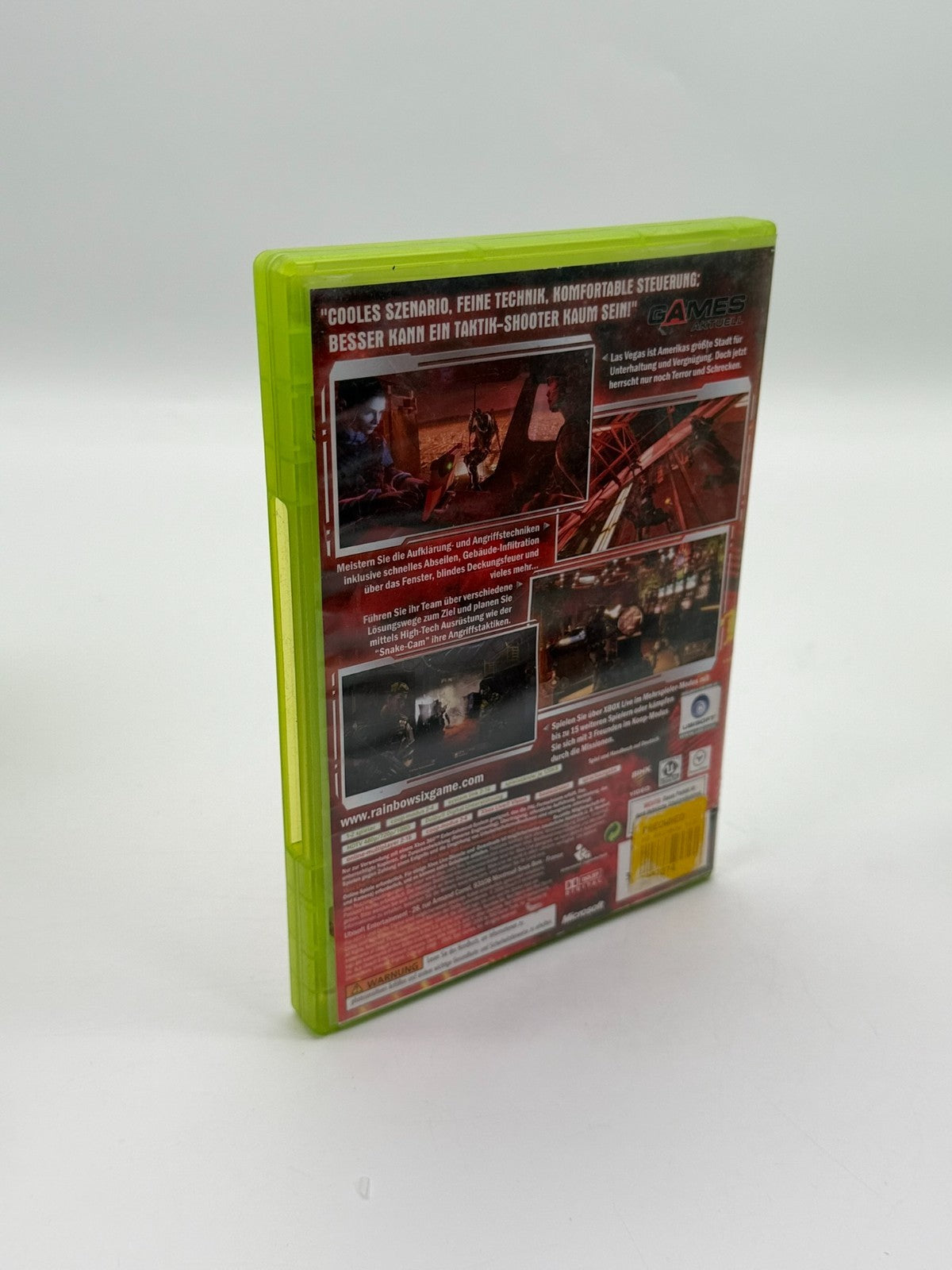 Tom Clancy's Rainbow Six Vegas Microsoft Xbox 360 Acceptable Condition CIB OVP