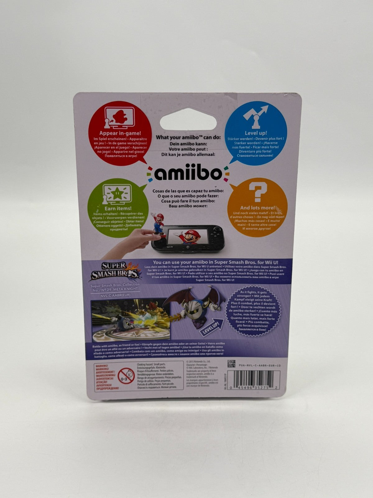 Super Smash Bros. Meta Knight No. 29 Amiibo scellé en usine Neuf CIB OVP