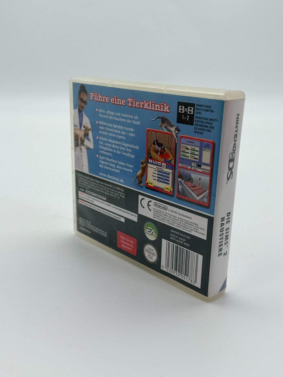 Die Sims 2 Haustiere Nintendo DS guter Zustand OVP